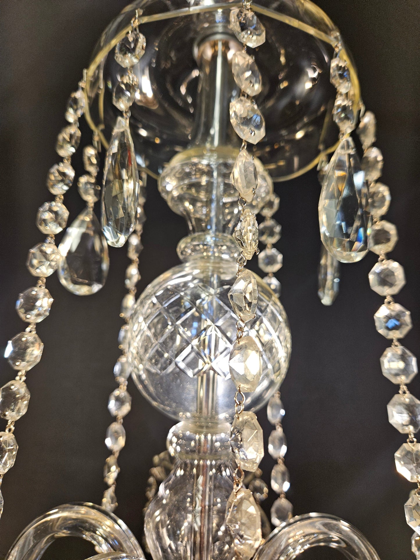 view of strings cascading down from canopy