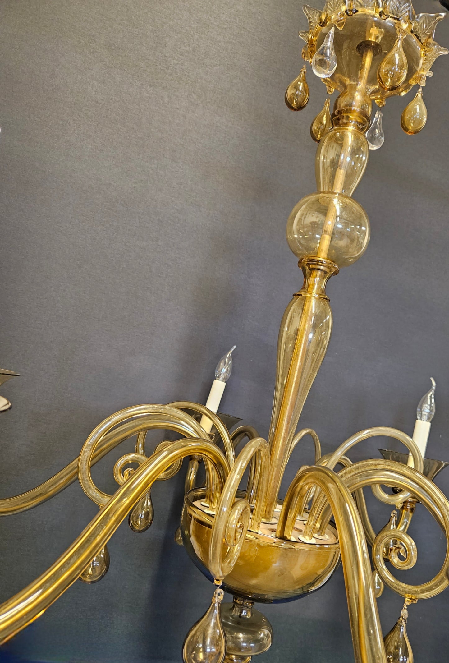 6-Arm Venetian Chandelier, CA. 1930