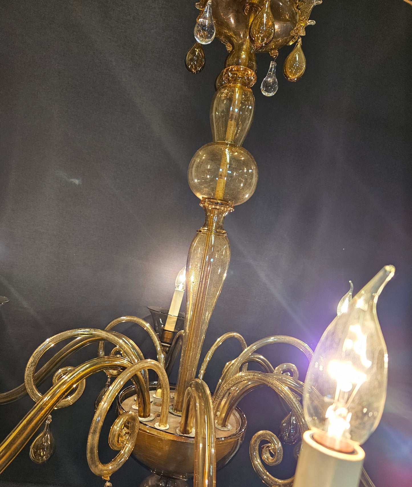 6-Arm Venetian Chandelier, CA. 1930