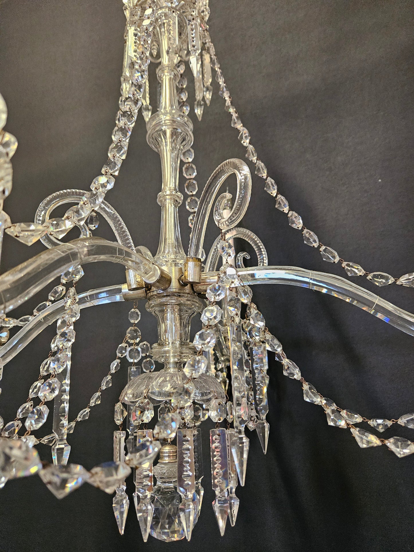 view of centre of chandelier