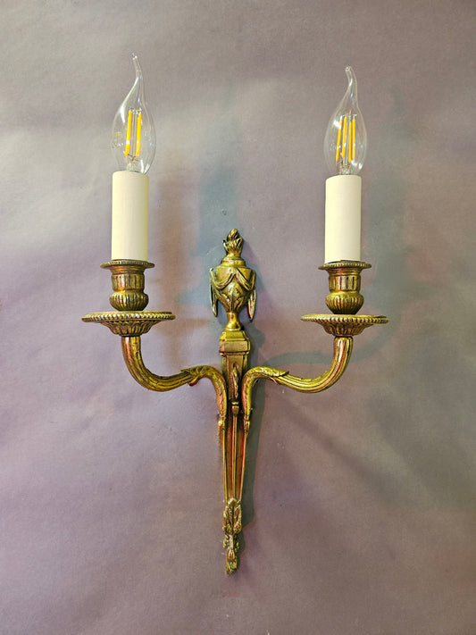 view from front of wall light