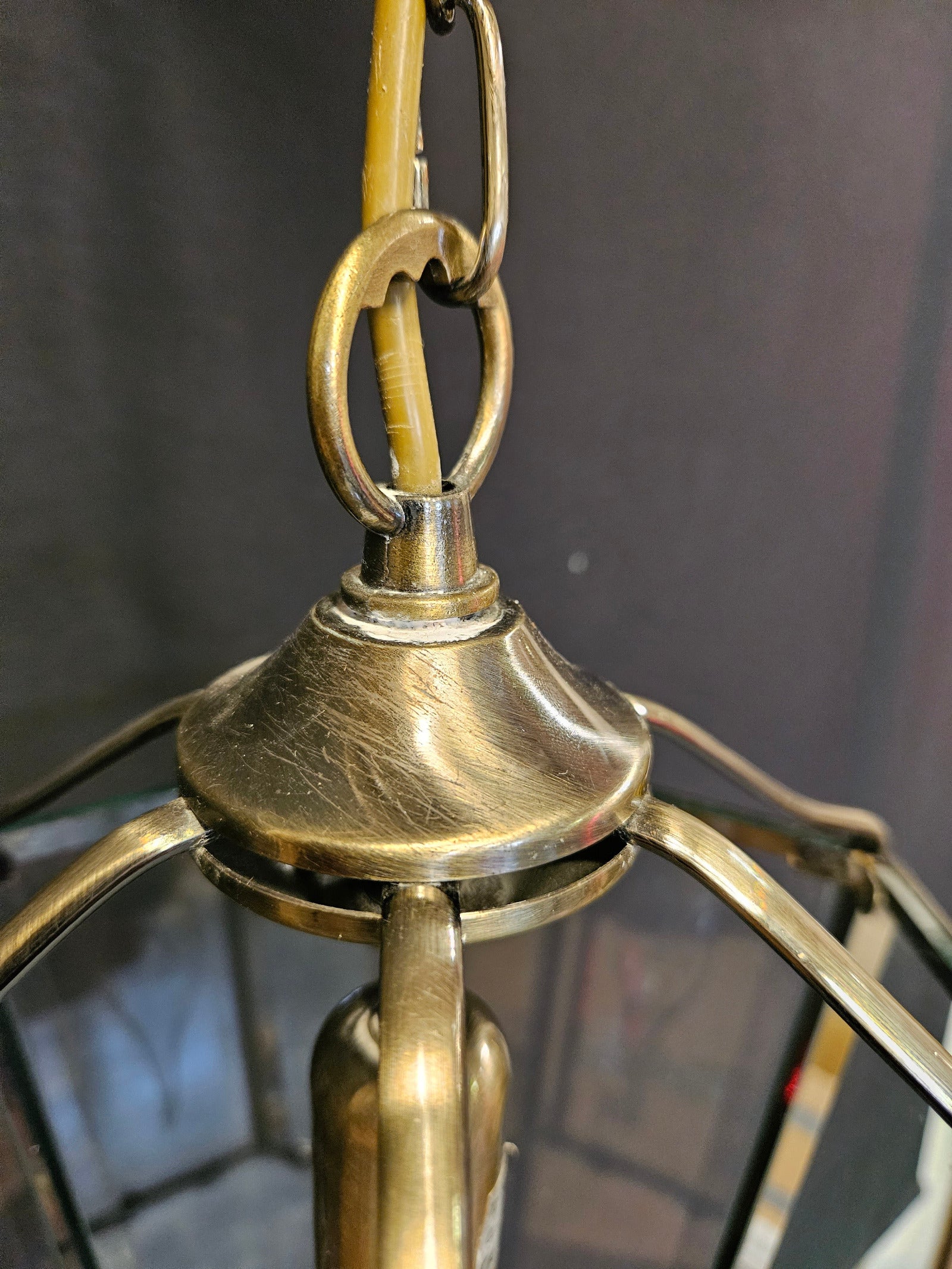 view of brass hook