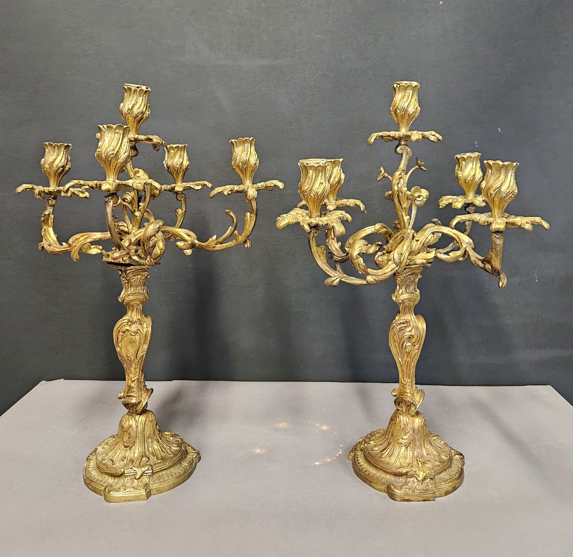 view of both candelabra