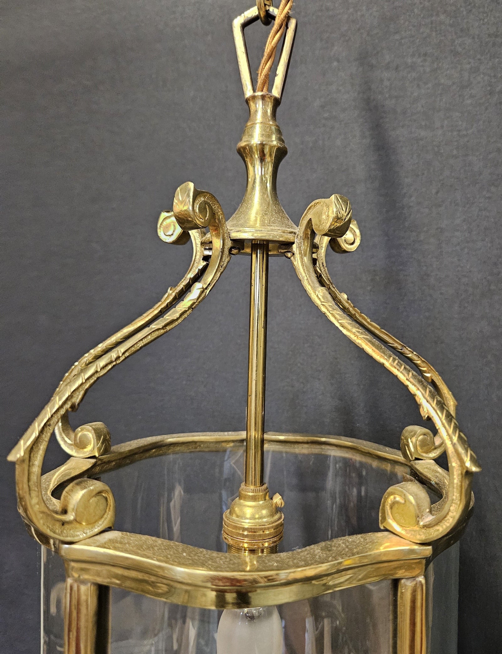 view of top half of lantern