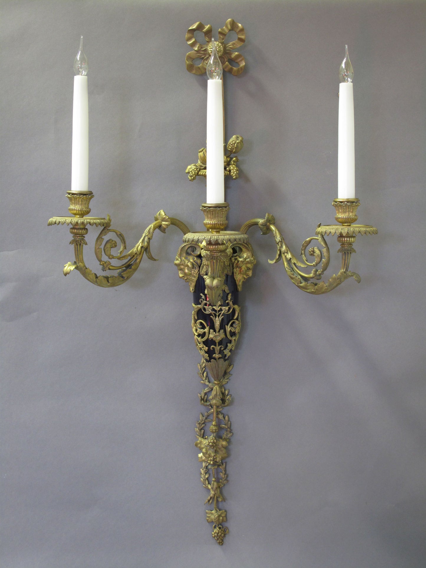 front view of wall light