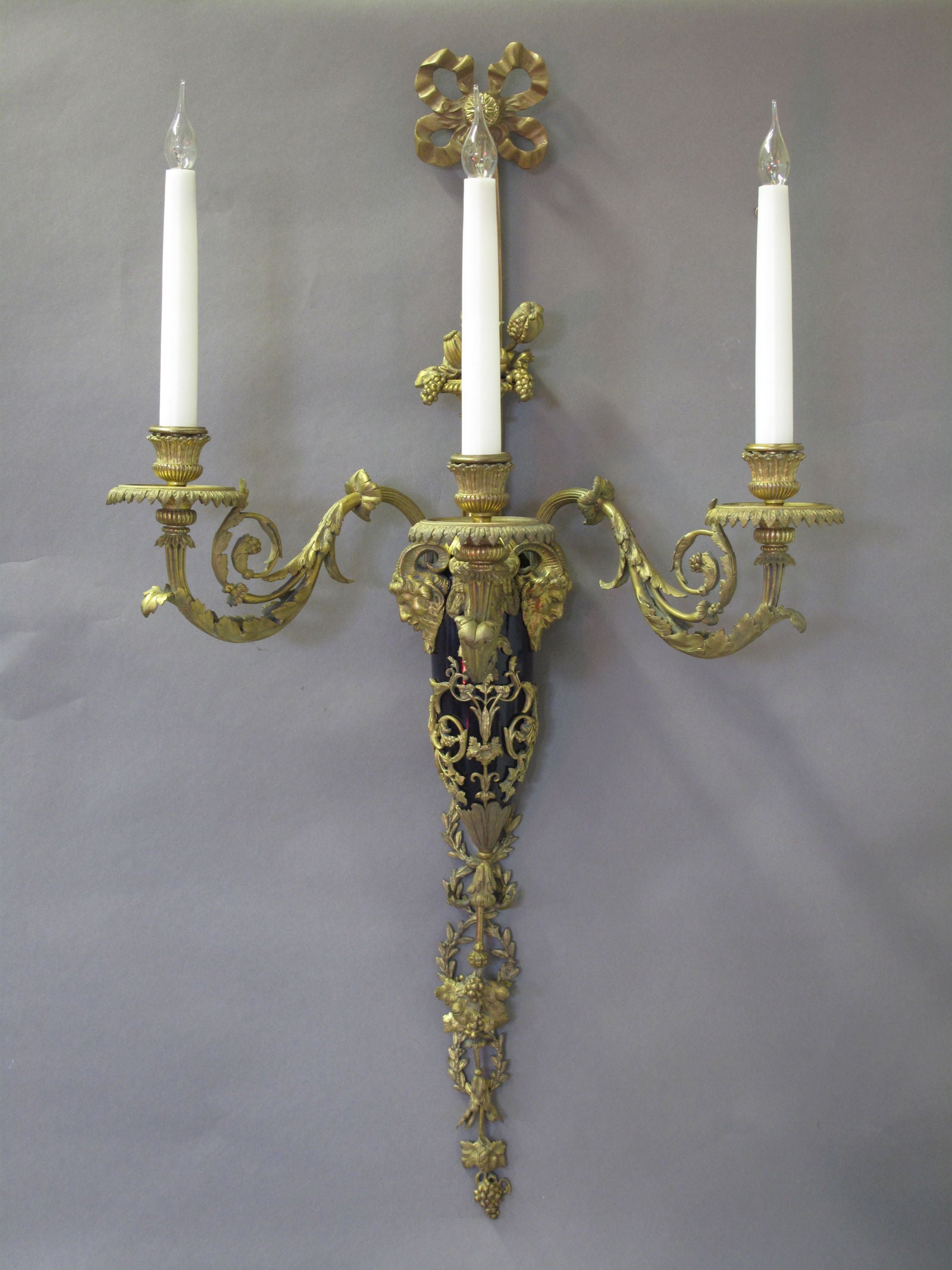 front view of wall light