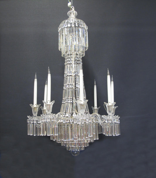 view from front of chandelier