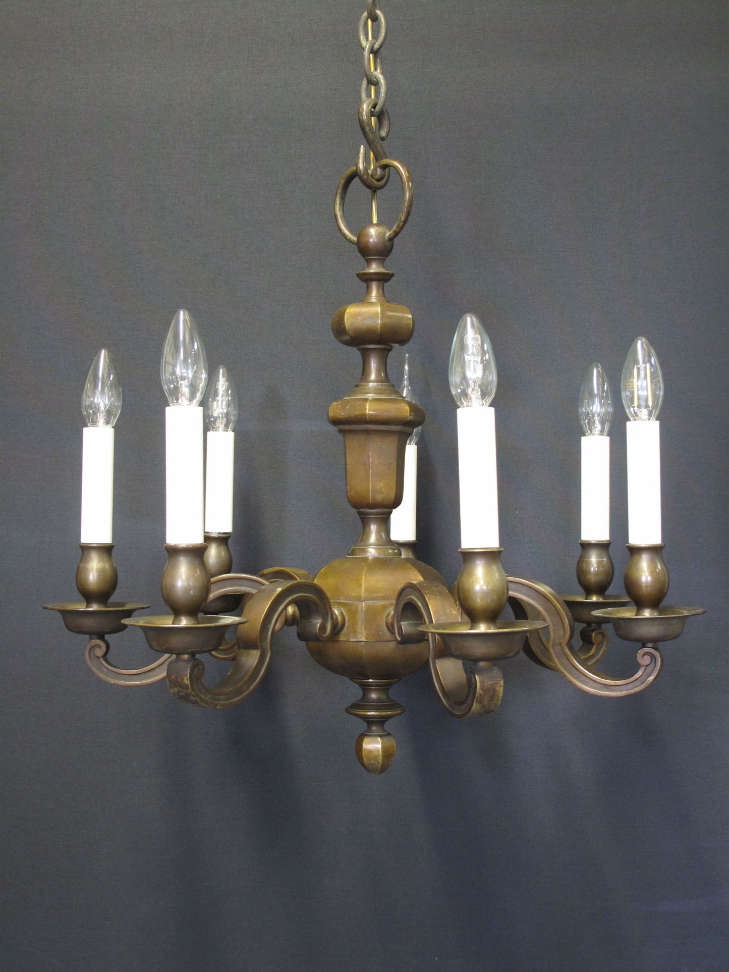 front pic of chandelier