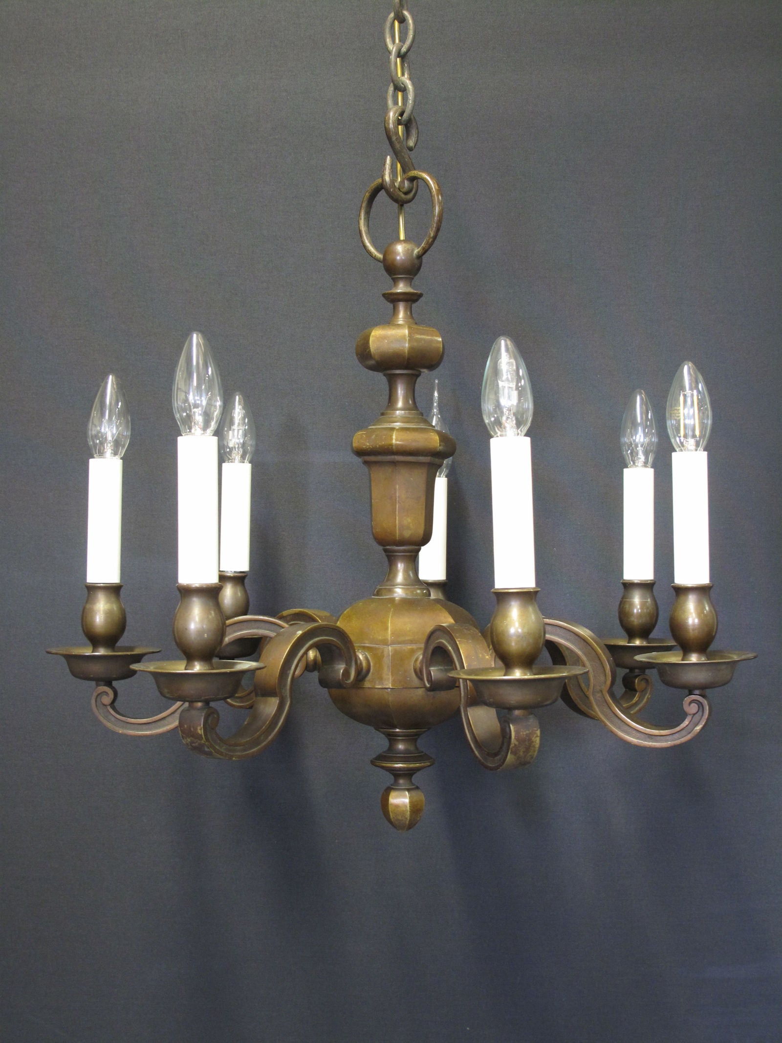 front pic of chandelier