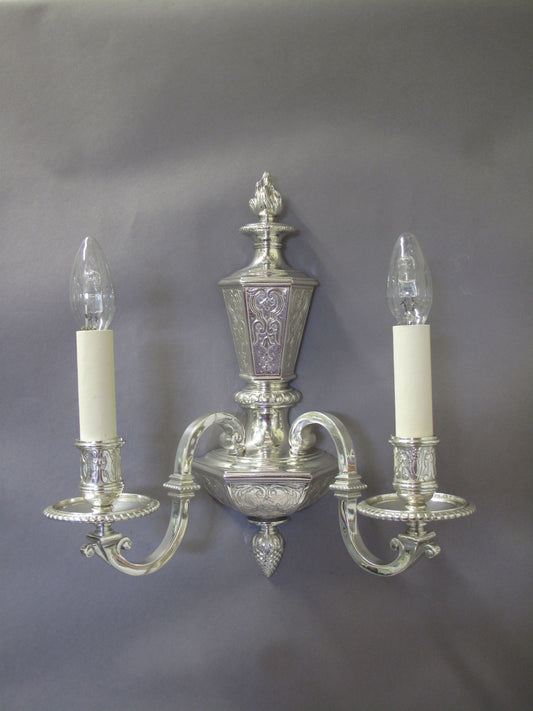 view from front of wall light