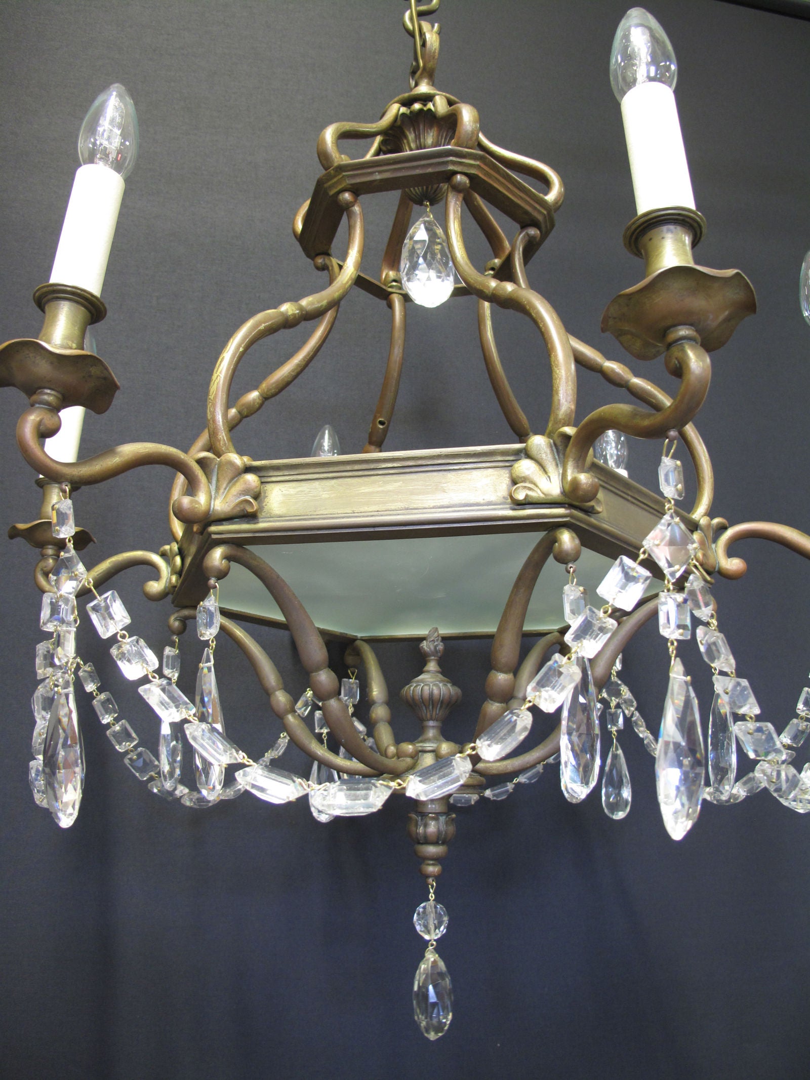 chandelier from below 