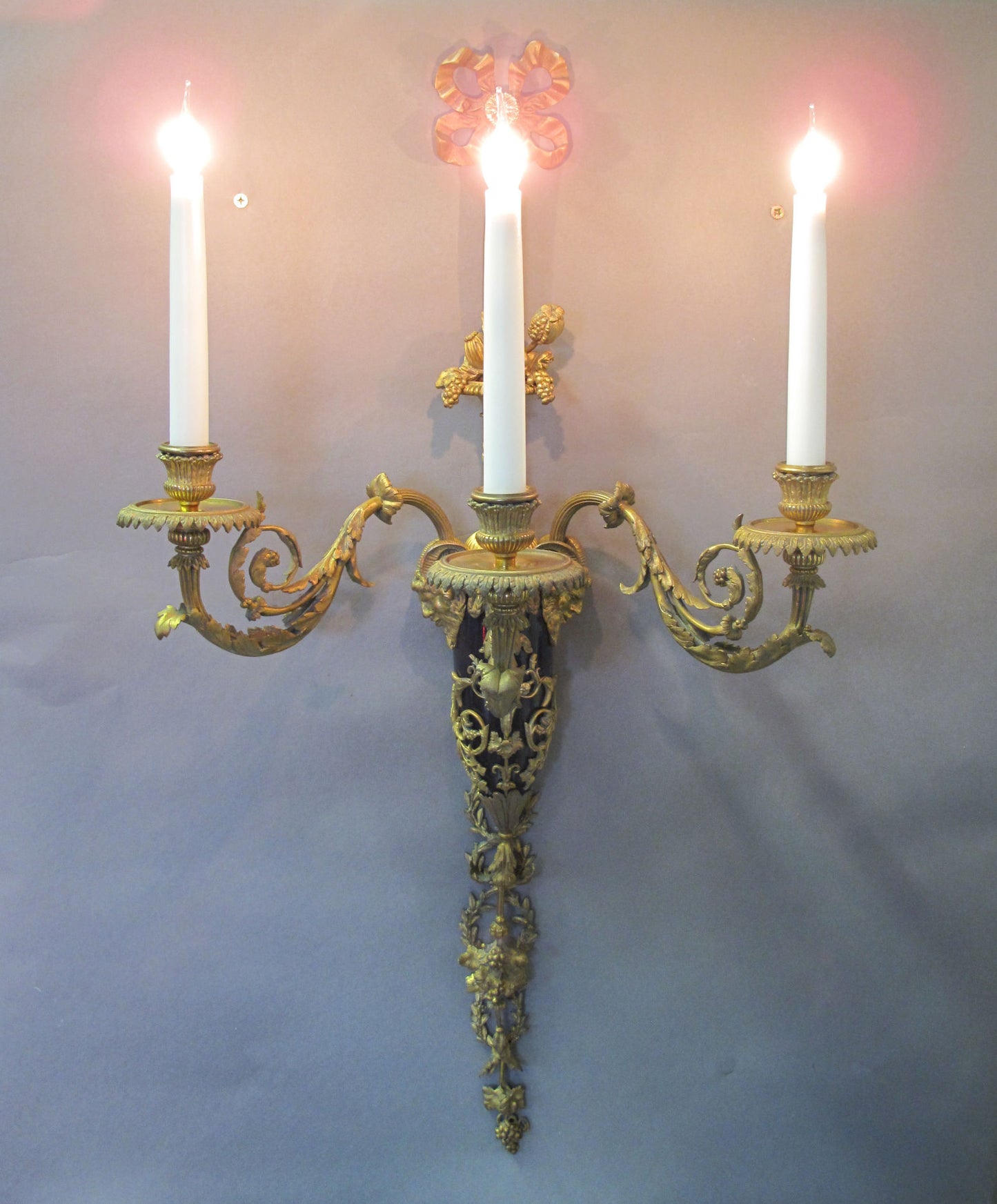 view from front lit up