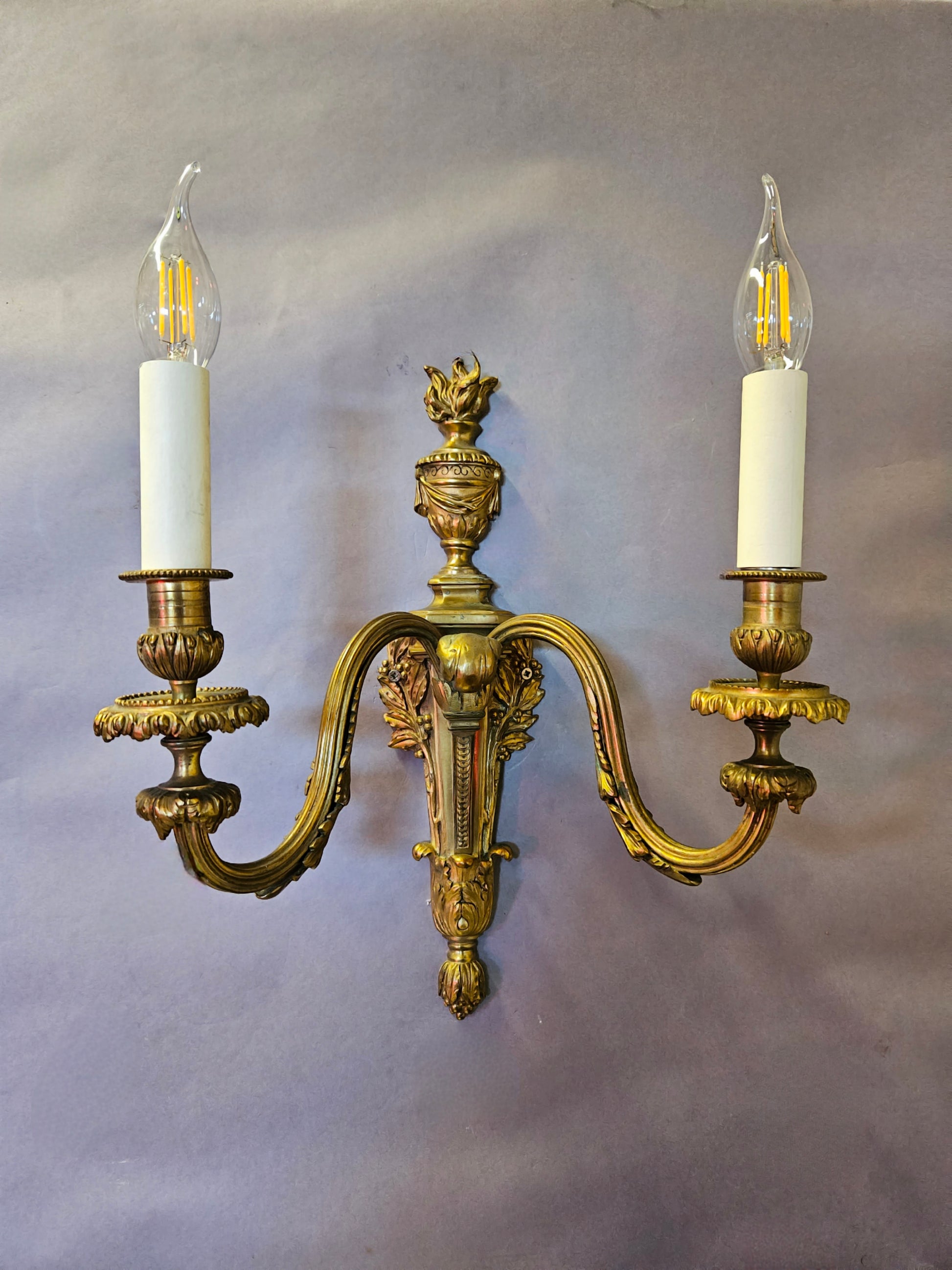 front view of wall light