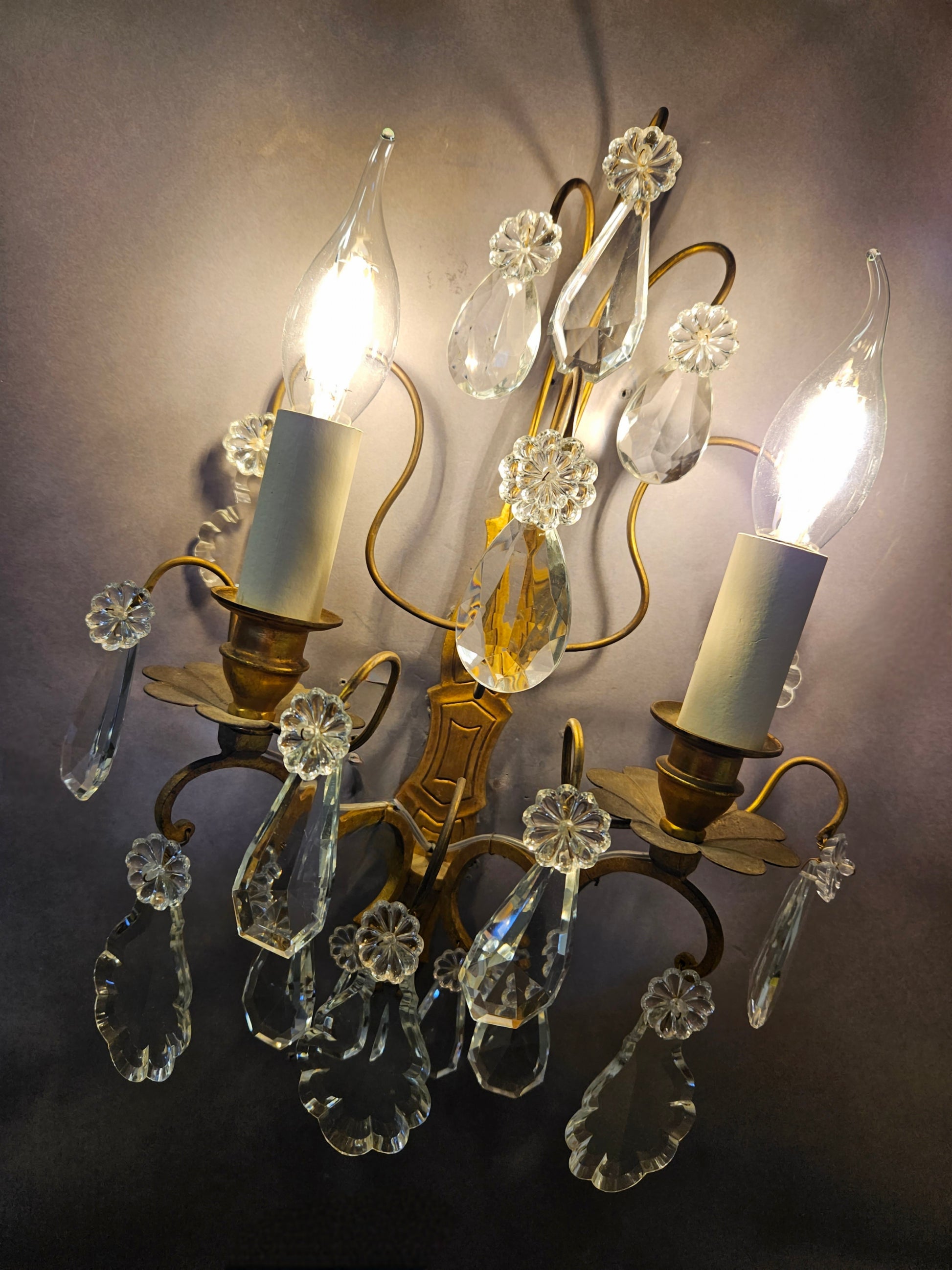 angled view from front lit up