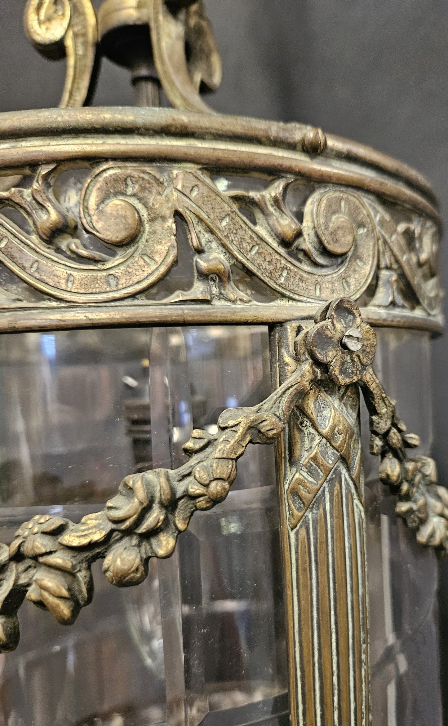 view of brass detailing