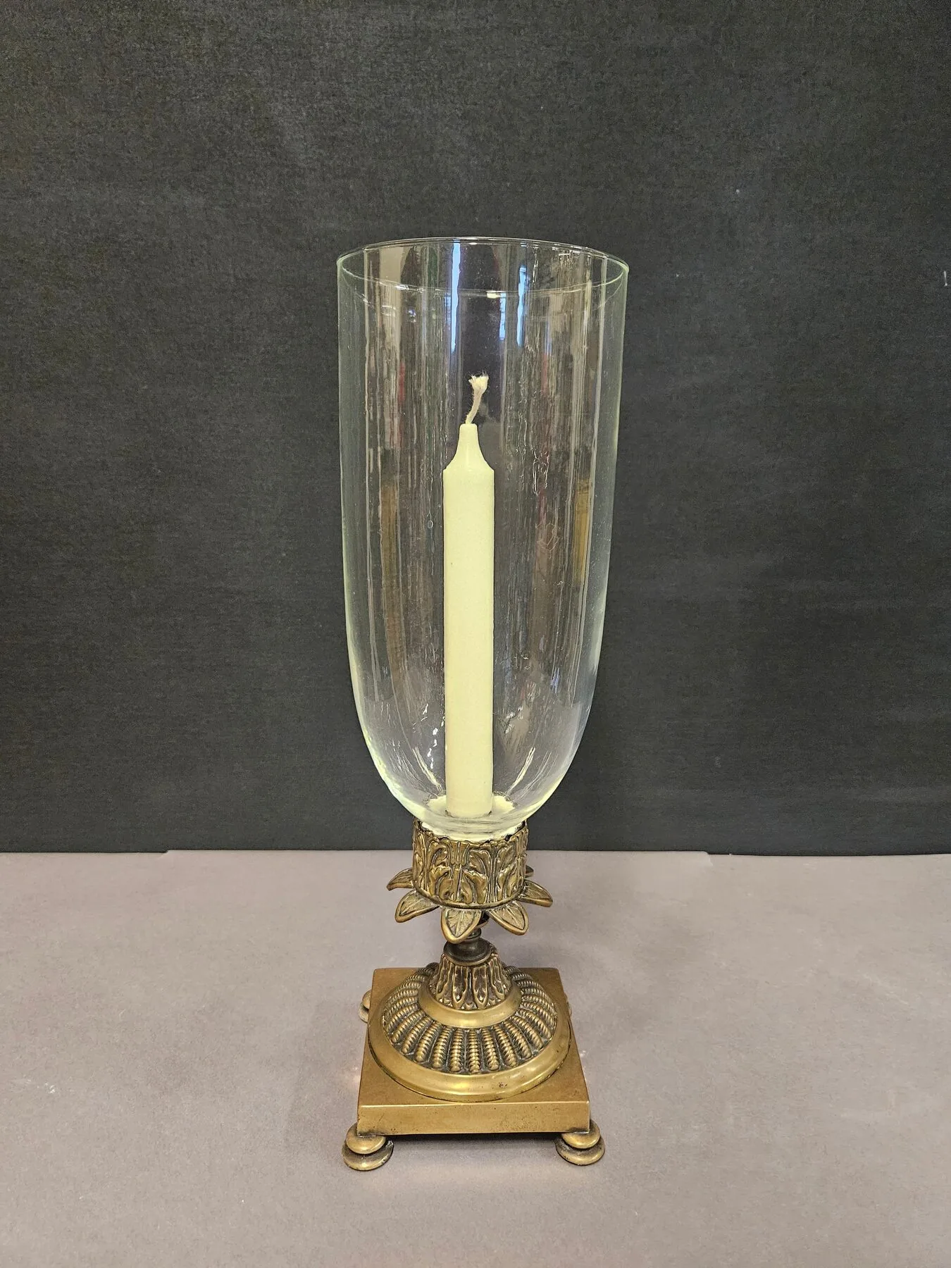 Pair of Storm Shade Candelabra, c. 1840