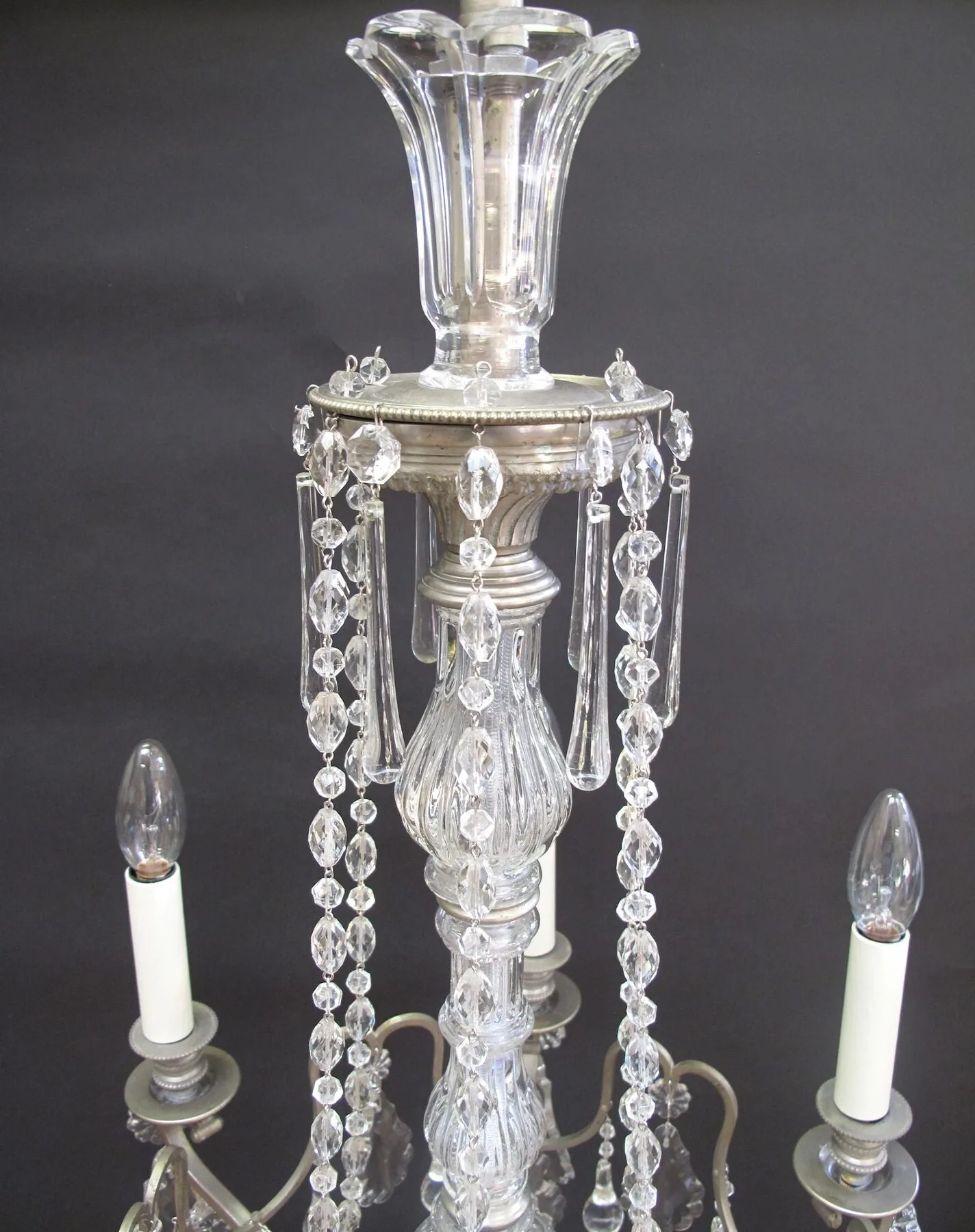 6-Arm French Chandelier, c. 1930 – view 2