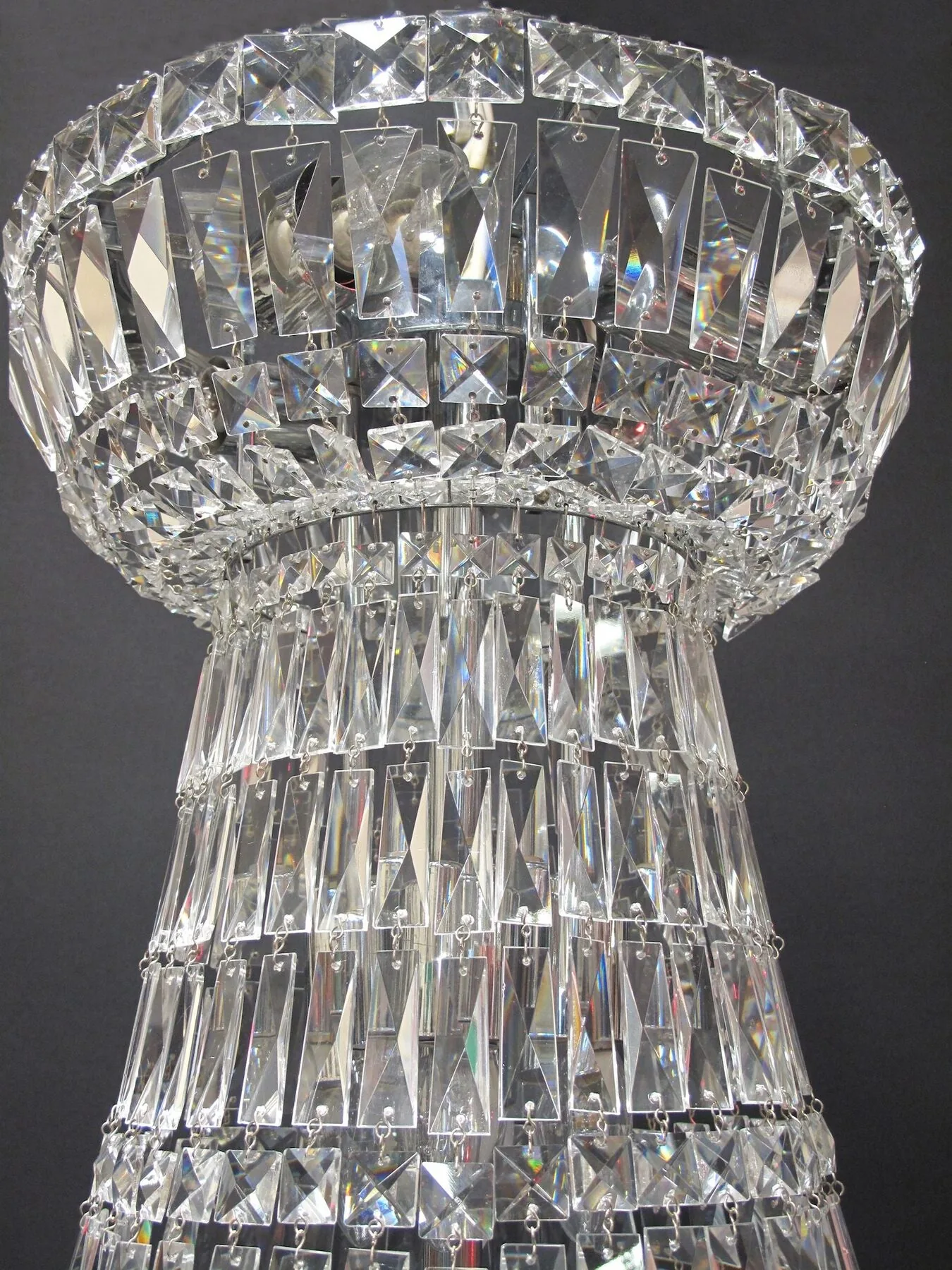 Strass Tent & Bag Chandelier, c. 1980 – view 2