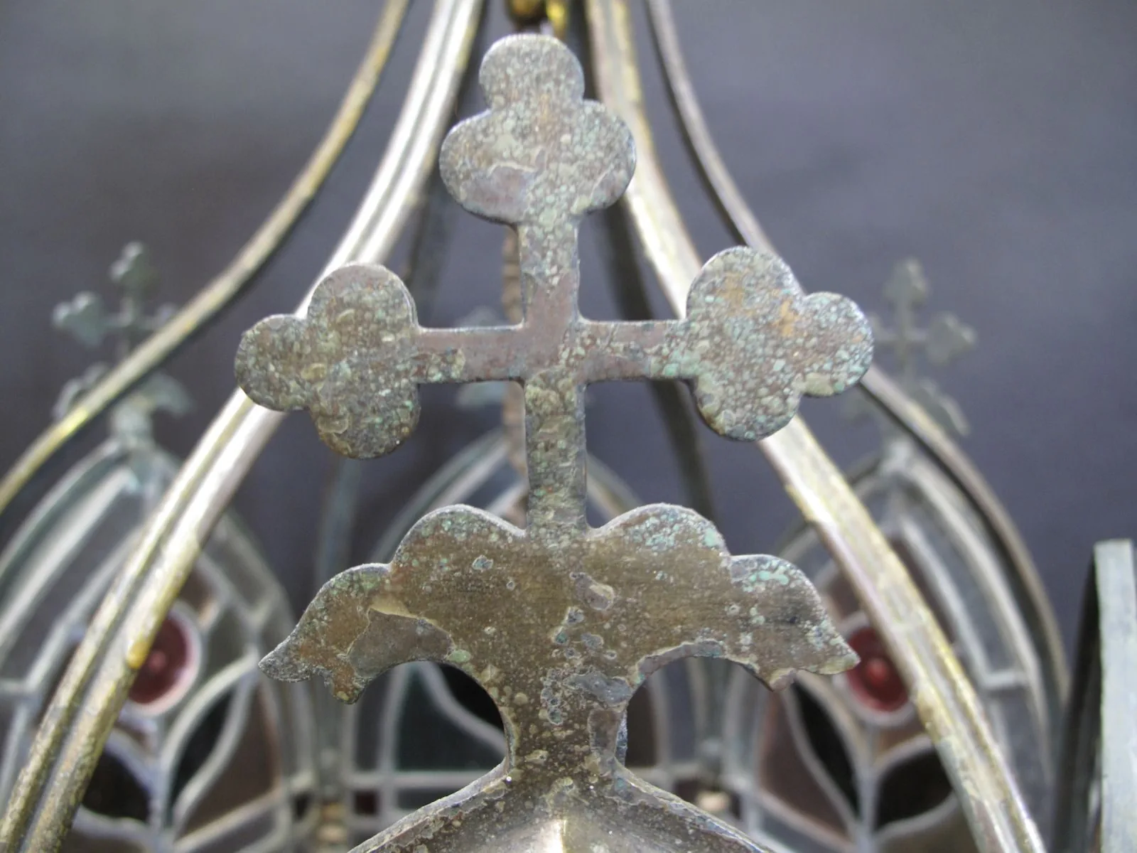 Large Hexagonal Gothic Lantern, c. 1830 – view 2