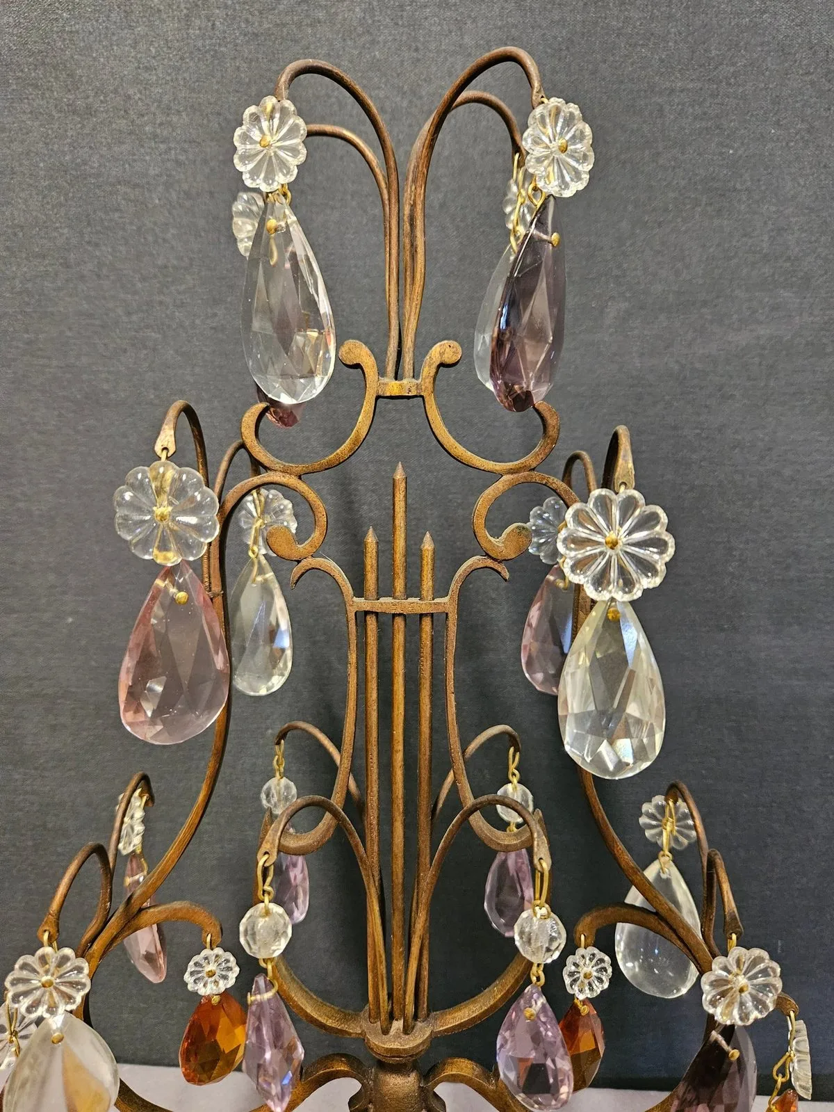 Pair Of 3-Arm French Candelabra, c. 1910 – view 2