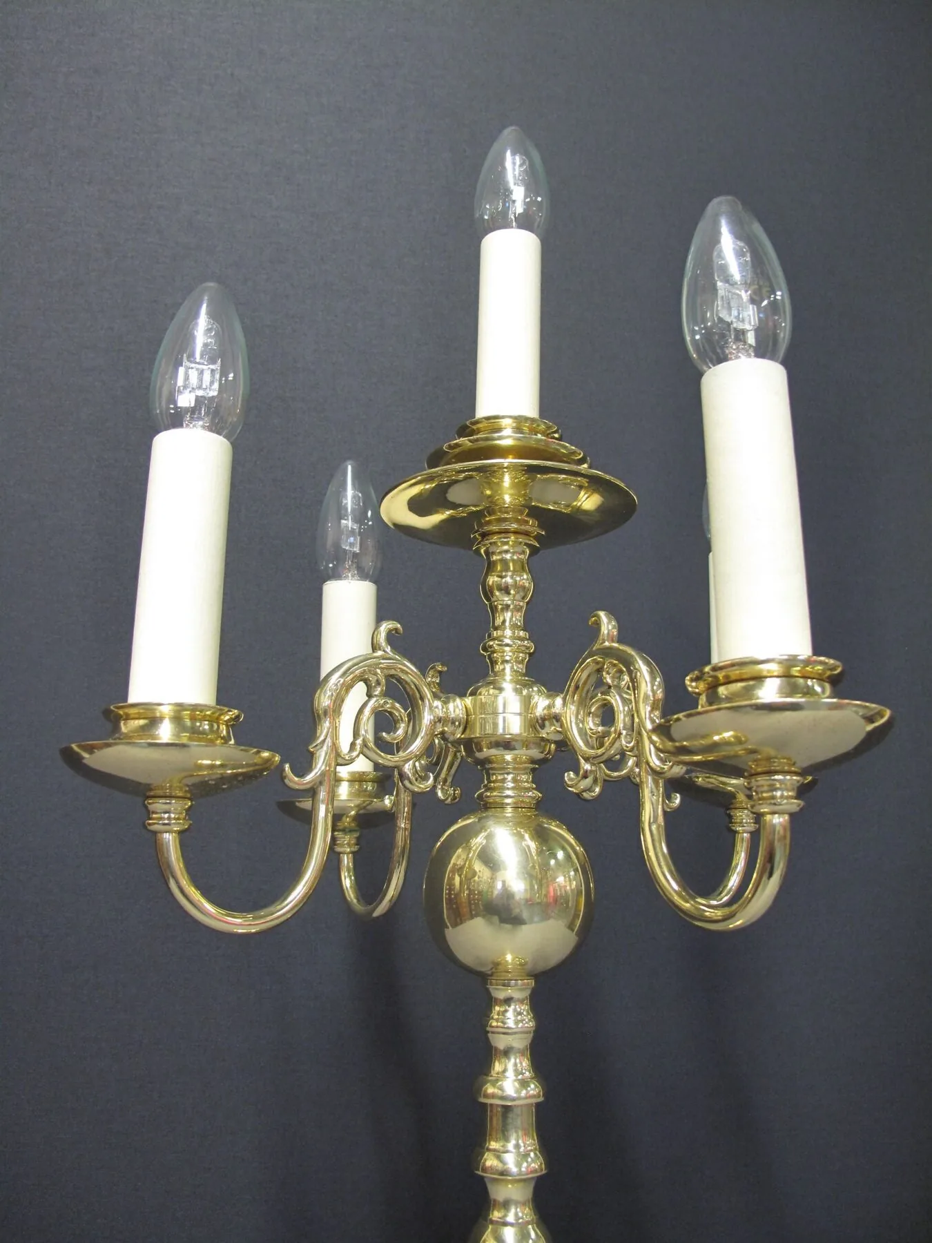 4-Arm Dutch Candelabrum, c. 1930 – view 2
