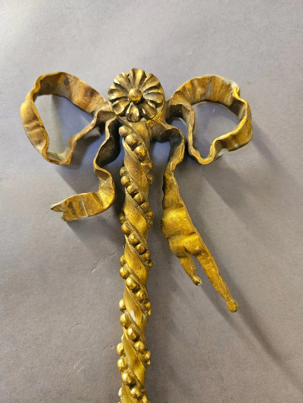 Pair Of 2-Arm Ormolu Wall Lights, c. 1920 – view 3