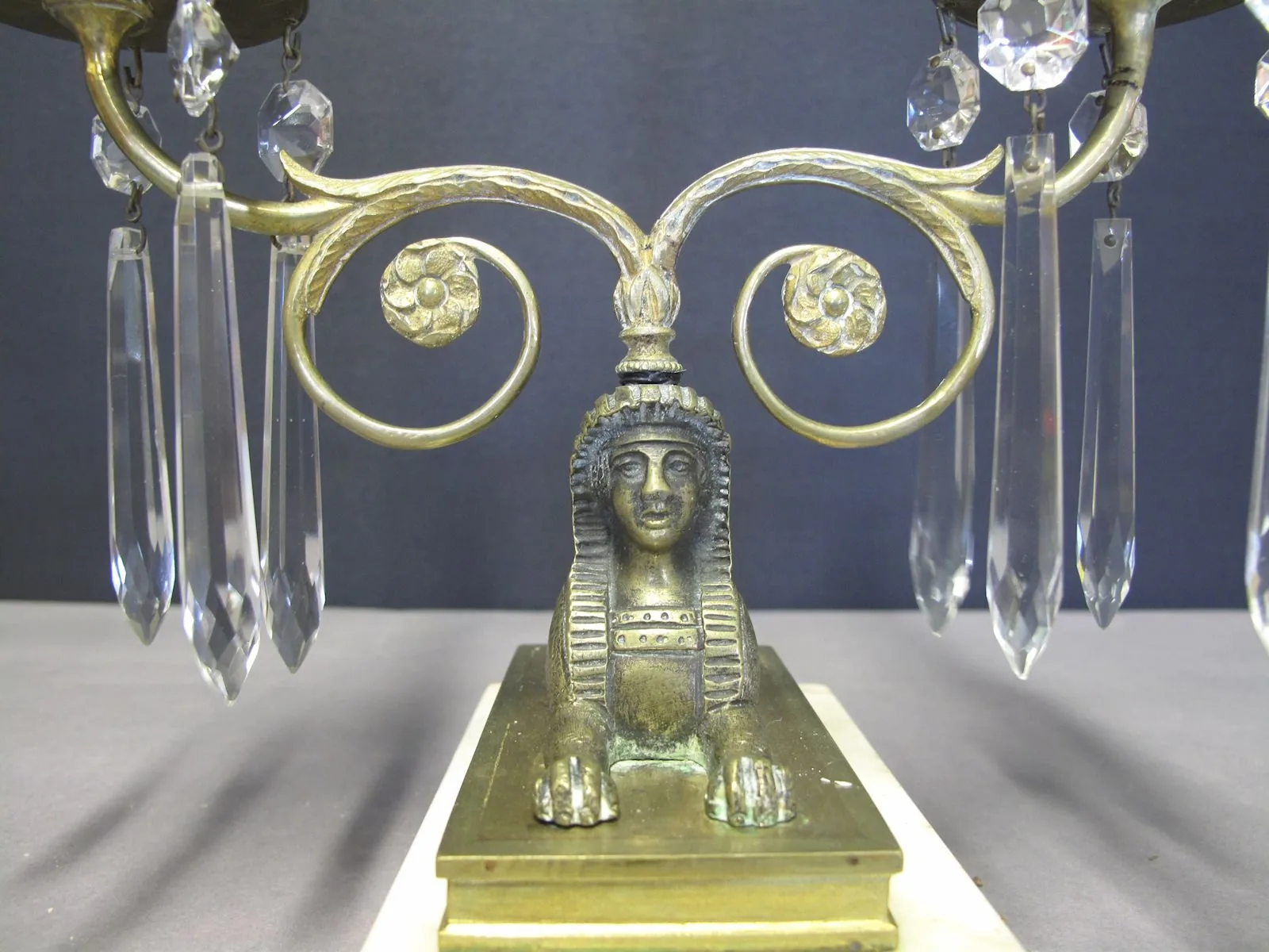 Pair of Sphinx Candelabra, c. 1820 – view 3