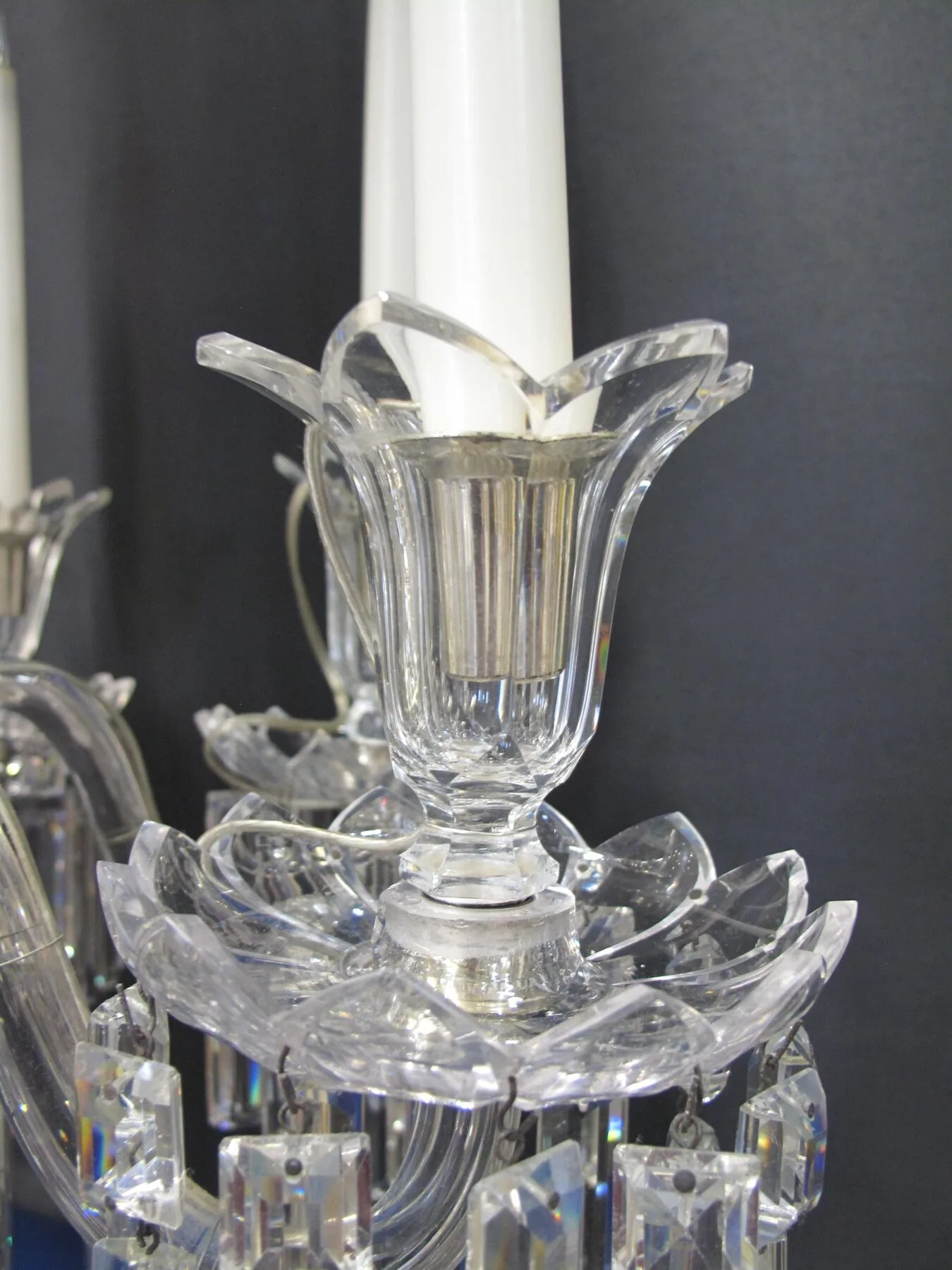 8-Arm Rule Drop Chandelier, c. 1830 – view 3
