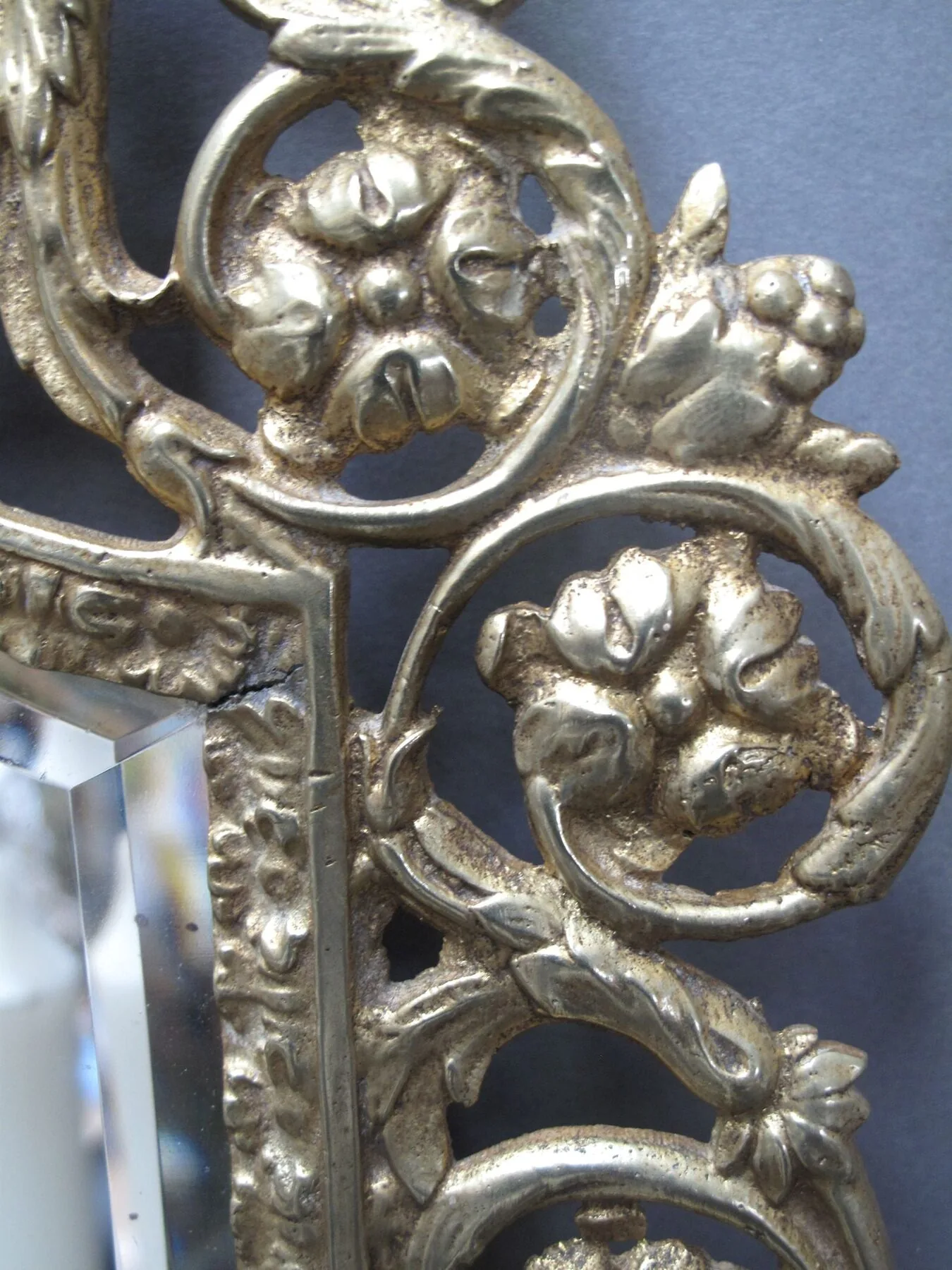 Pair Of Plaque Mirror Wall Lights, c. 1890 – view 3