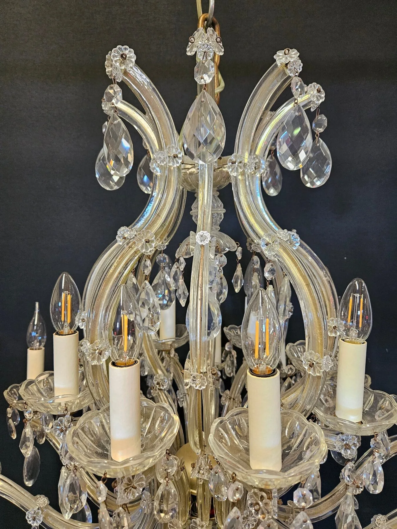 24-Arm Maria Theresa Chandelier, c. 1950 – view 3