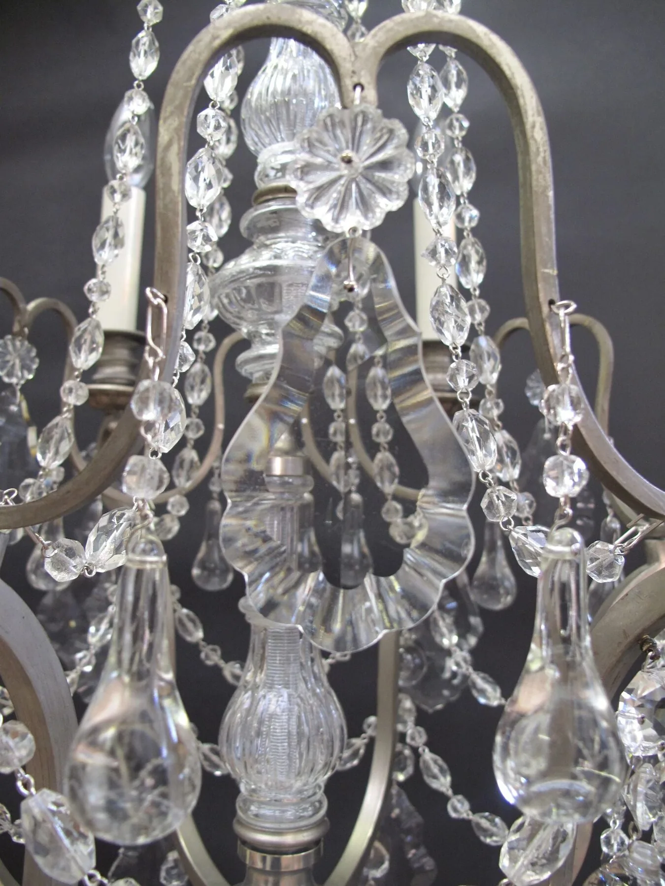 6-Arm French Chandelier, c. 1930 – view 4