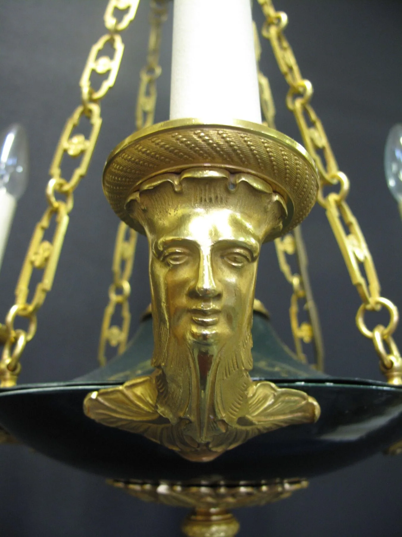 4-Arm French Empire Chandelier, c. 1930 – view 4