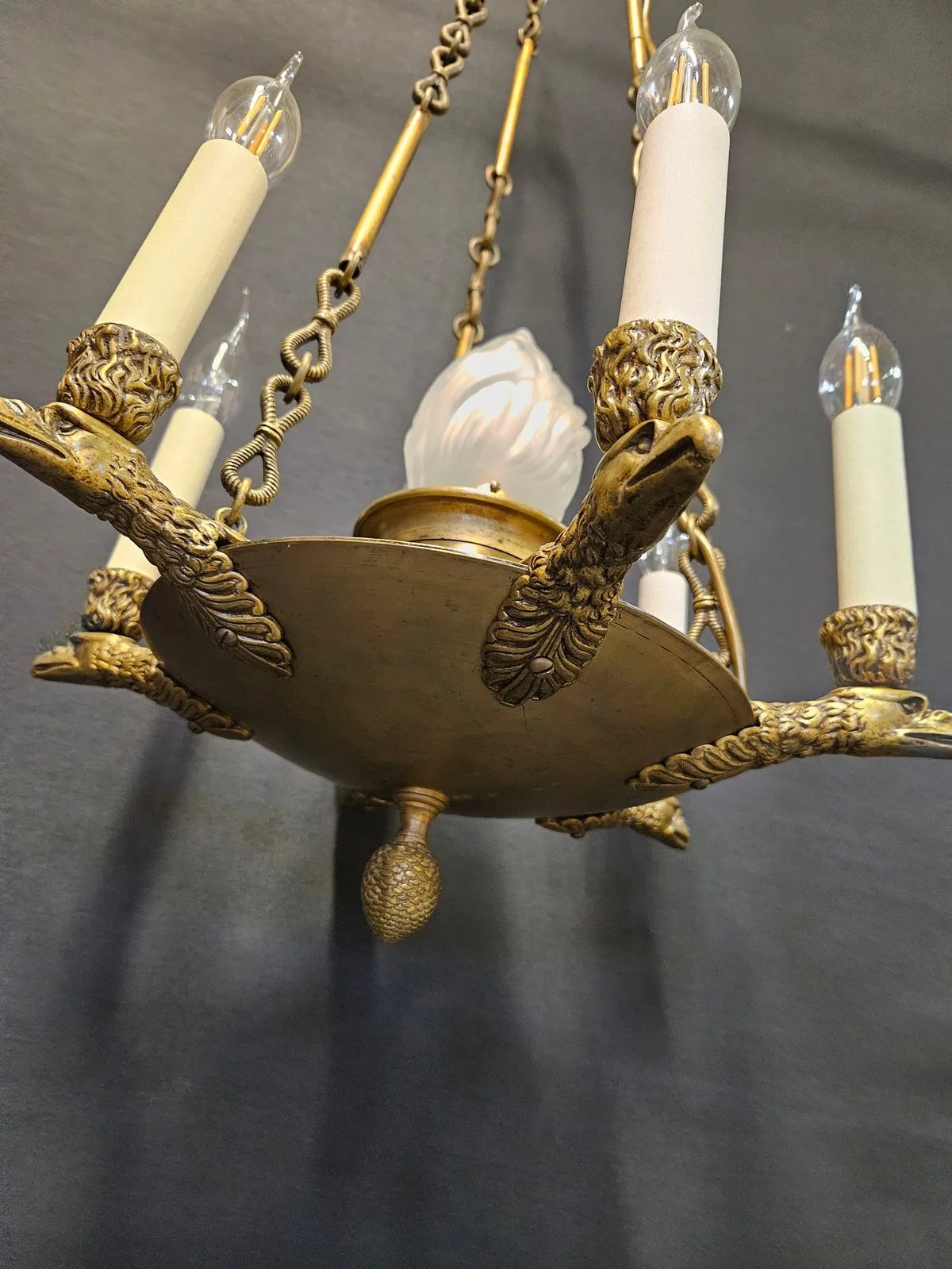 6-Arm French Empire Chandelier – view 4