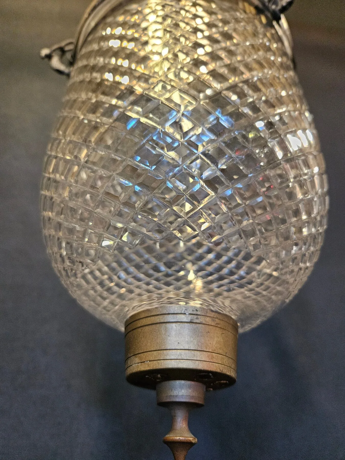 Small Cut-Glass Bell Lantern, c. 1880 – view 4