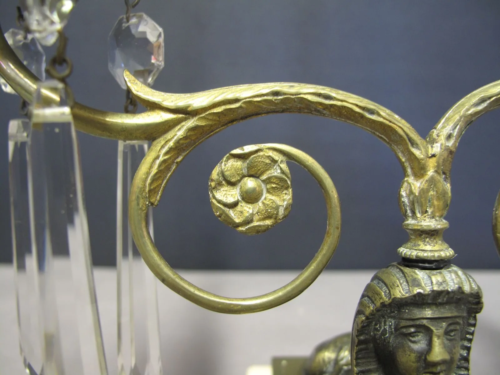 Pair of Sphinx Candelabra, c. 1820 – view 4