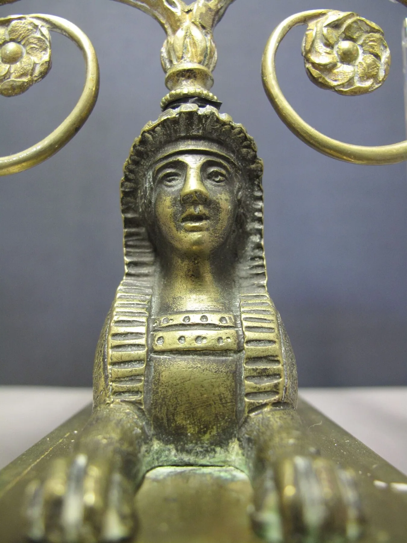 Pair of Sphinx Candelabra, c. 1820 – view 5