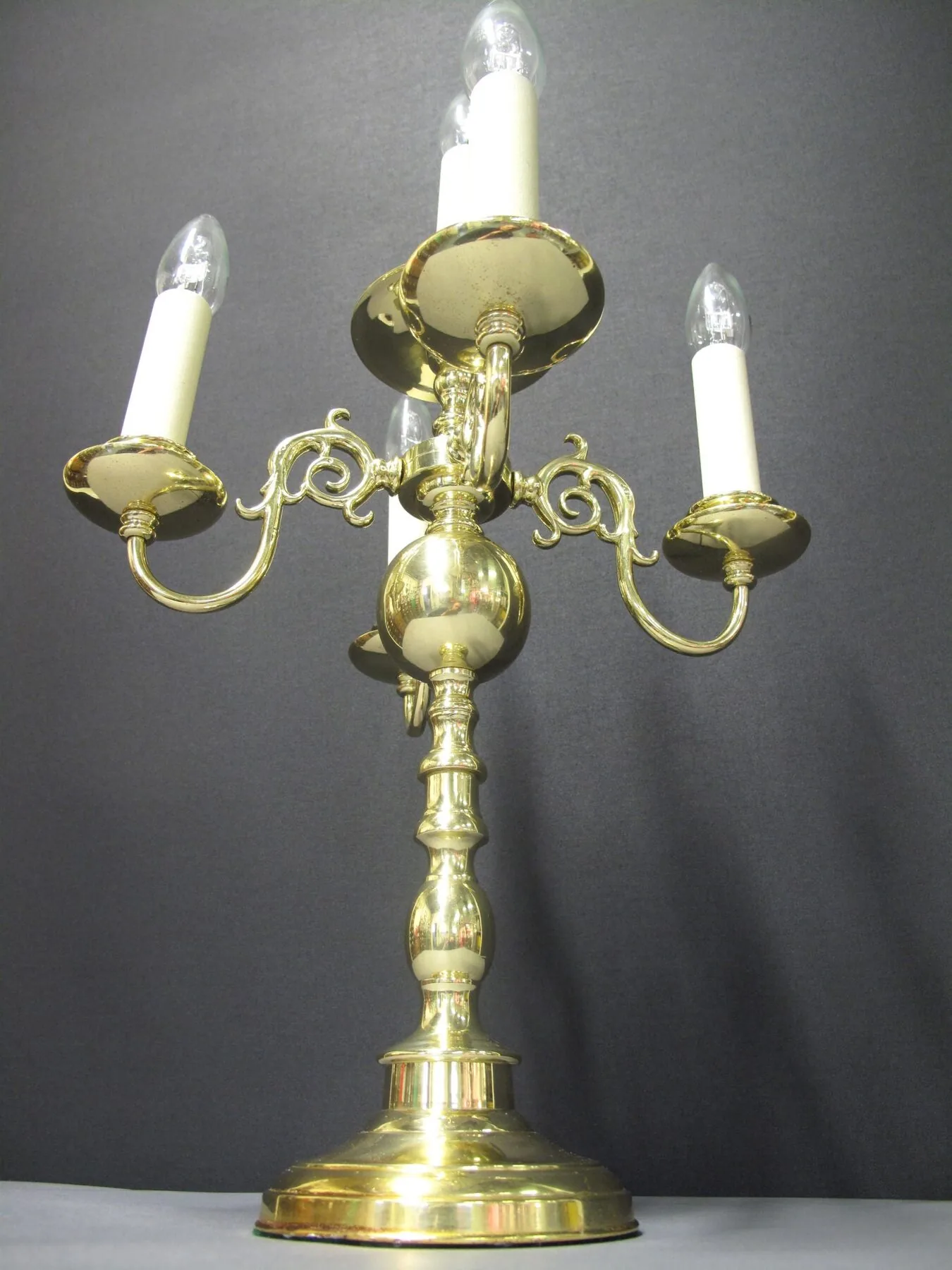4-Arm Dutch Candelabrum, c. 1930 – view 5