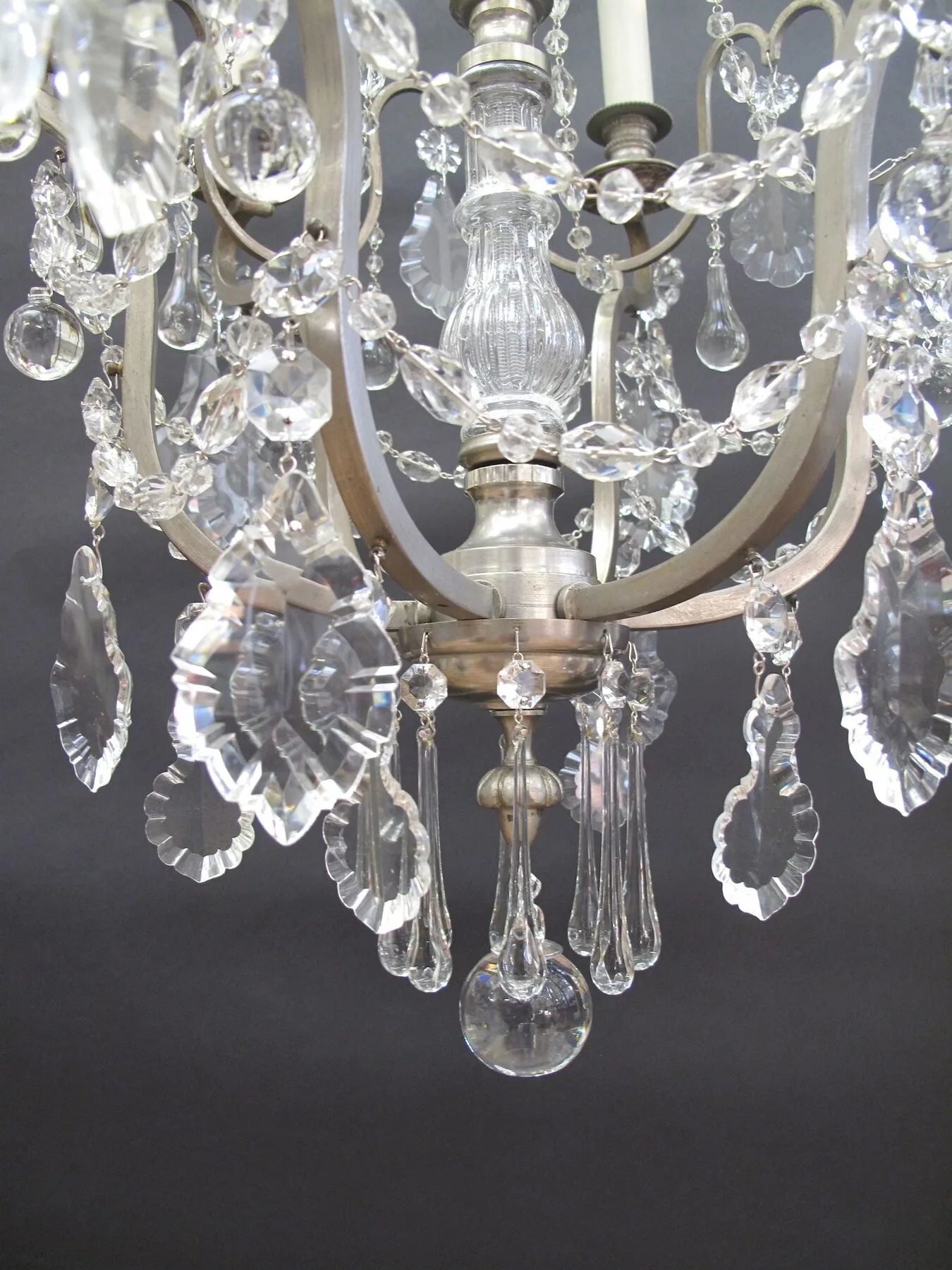6-Arm French Chandelier, c. 1930 – view 5