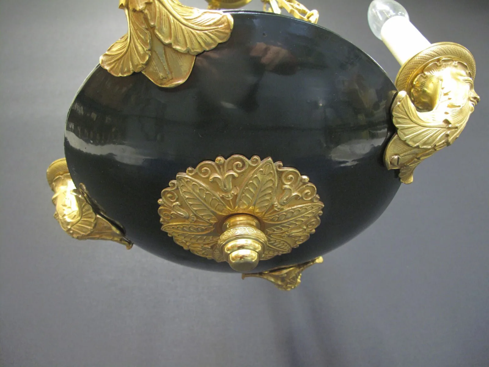 4-Arm French Empire Chandelier, c. 1930 – view 5