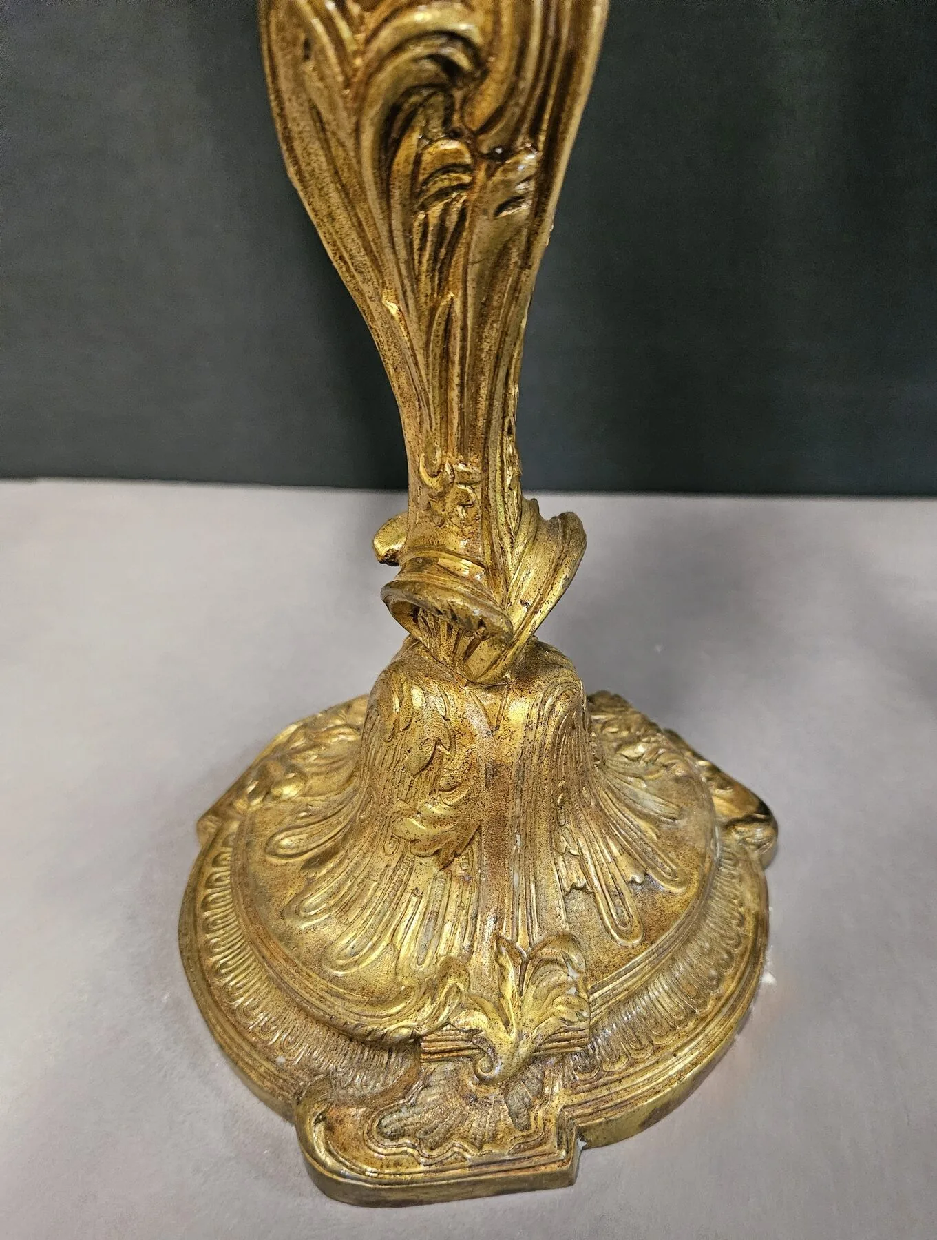 Pair of Rococo Candelabra, c. 1920 – view 5