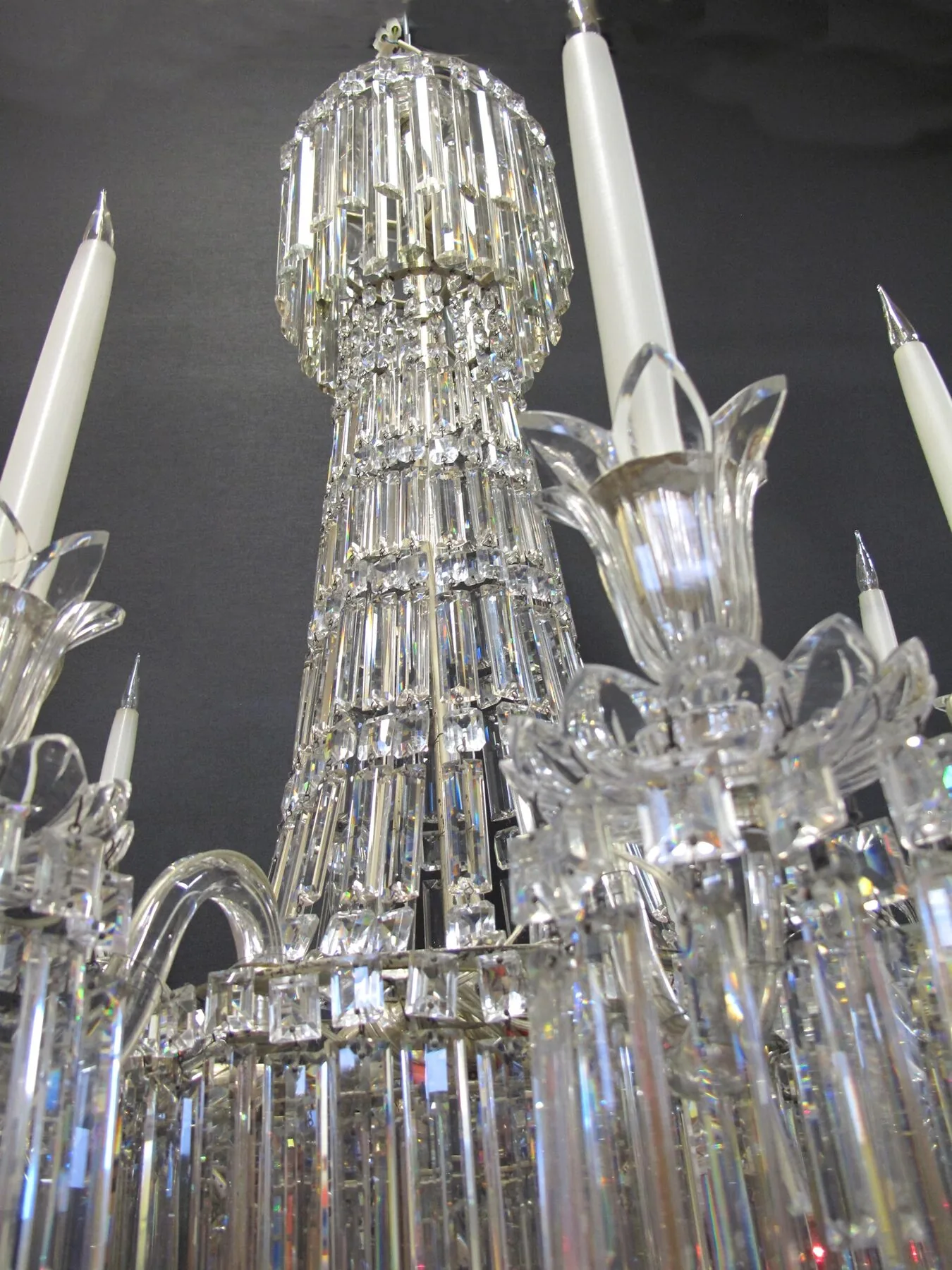 8-Arm Rule Drop Chandelier, c. 1830 – view 5