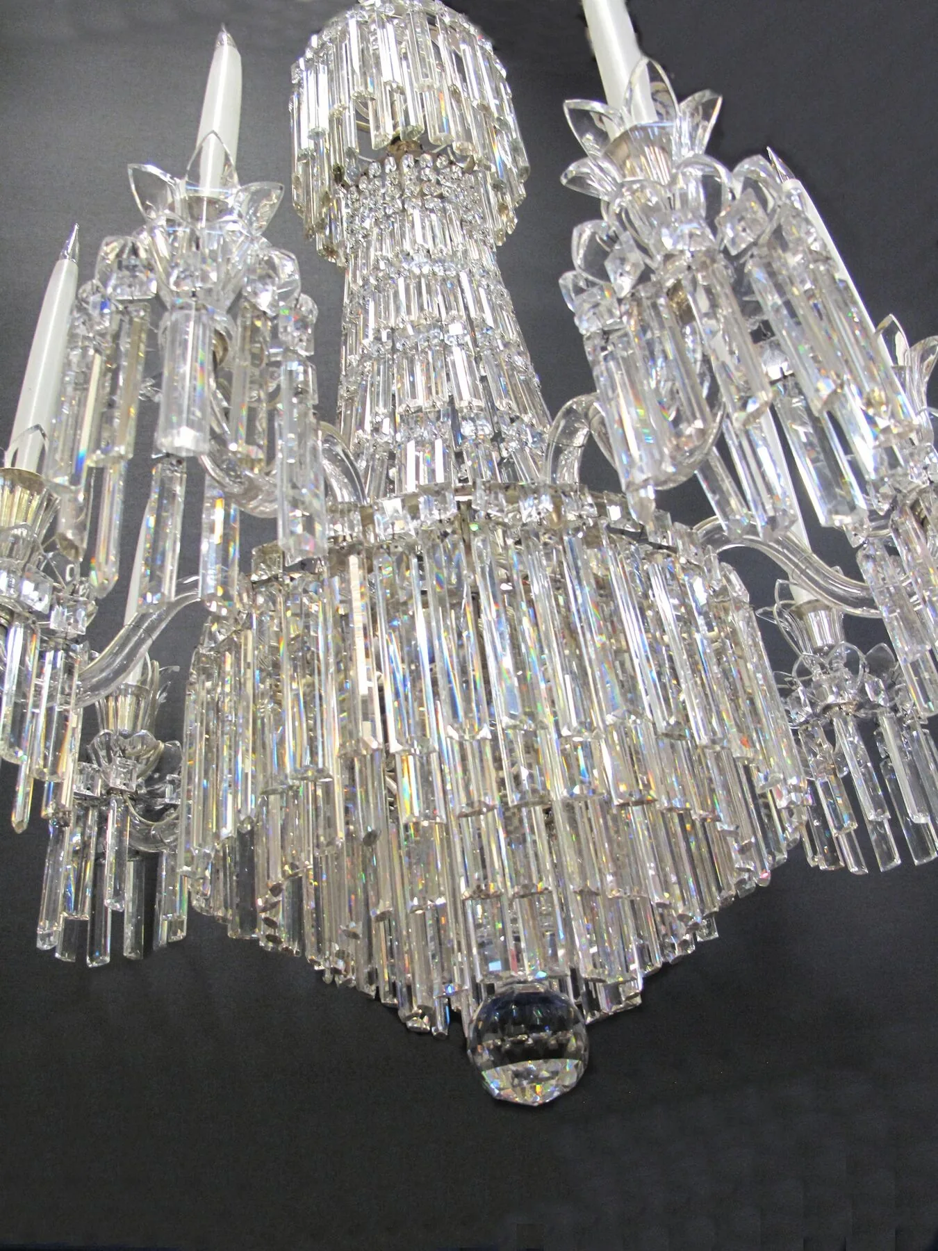 8-Arm Rule Drop Chandelier, c. 1830 – view 6