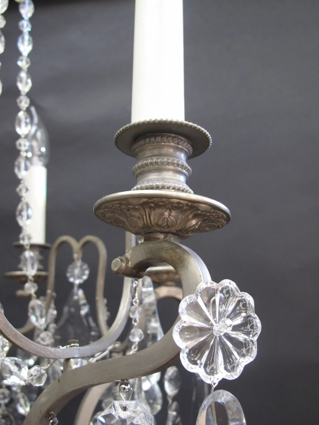 6-Arm French Chandelier, c. 1930 – view 6