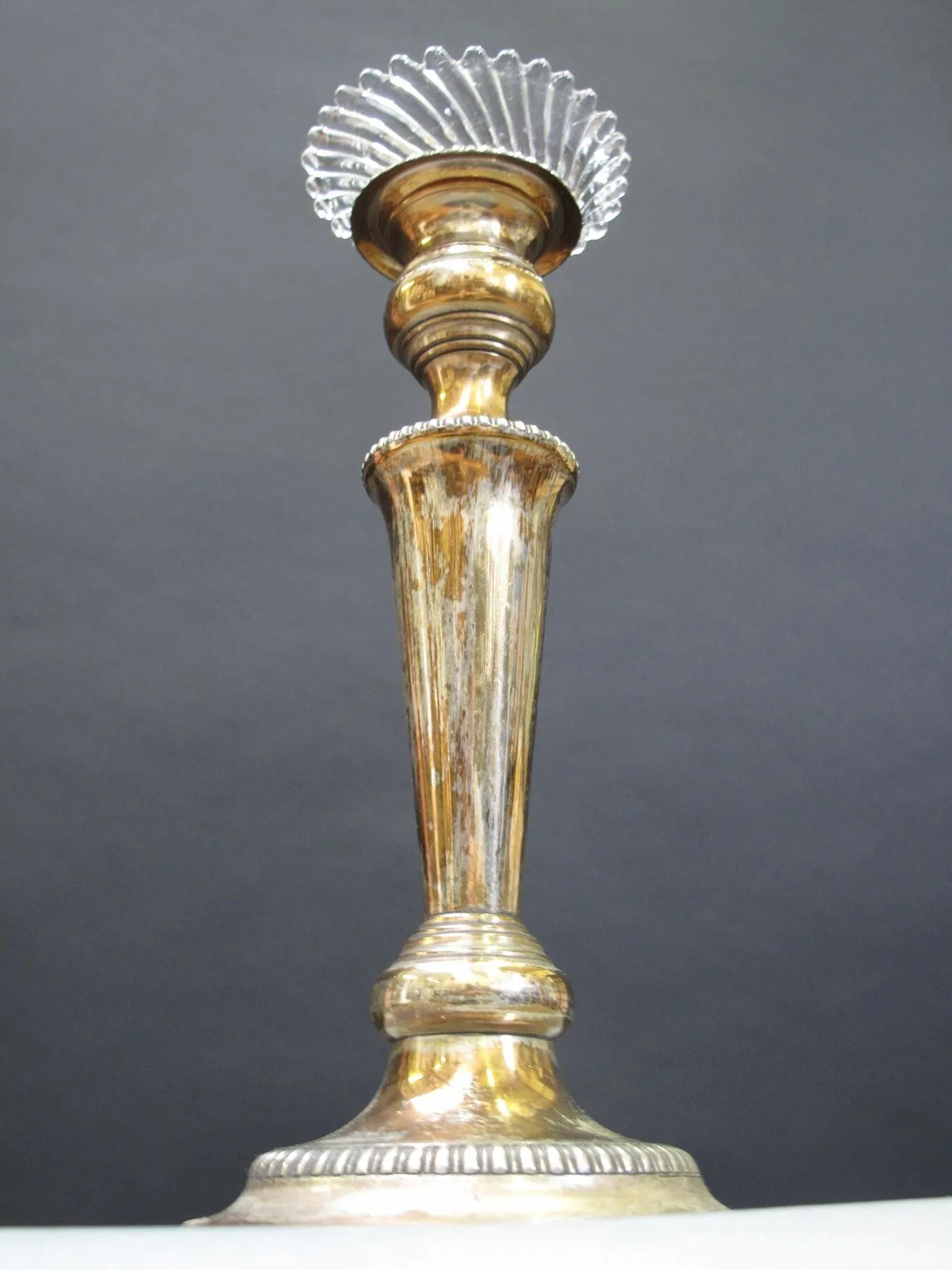 Pair Of Plate Candlesticks, c. 1900 – view 6