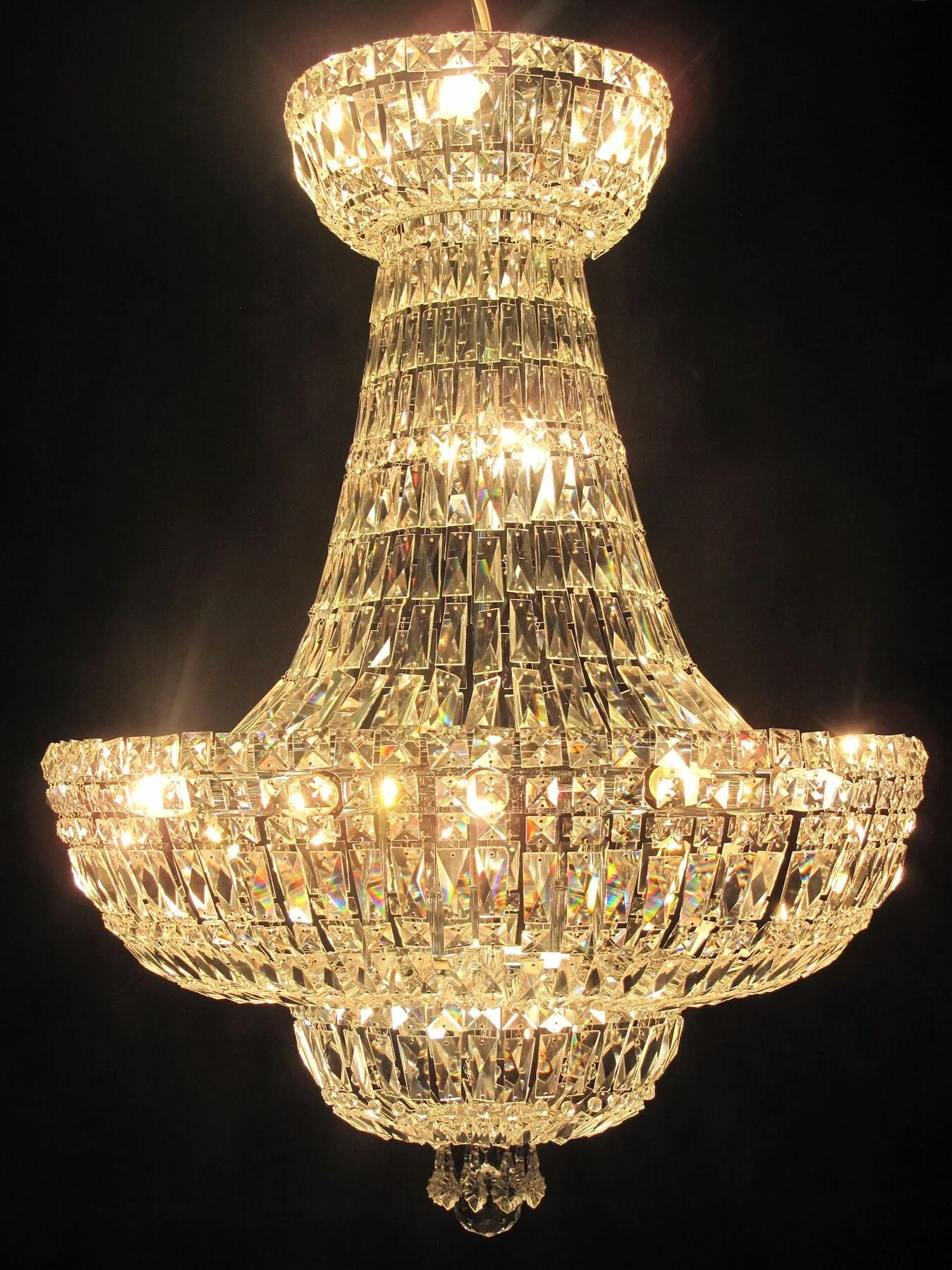 Strass Tent & Bag Chandelier, c. 1980 – view 6