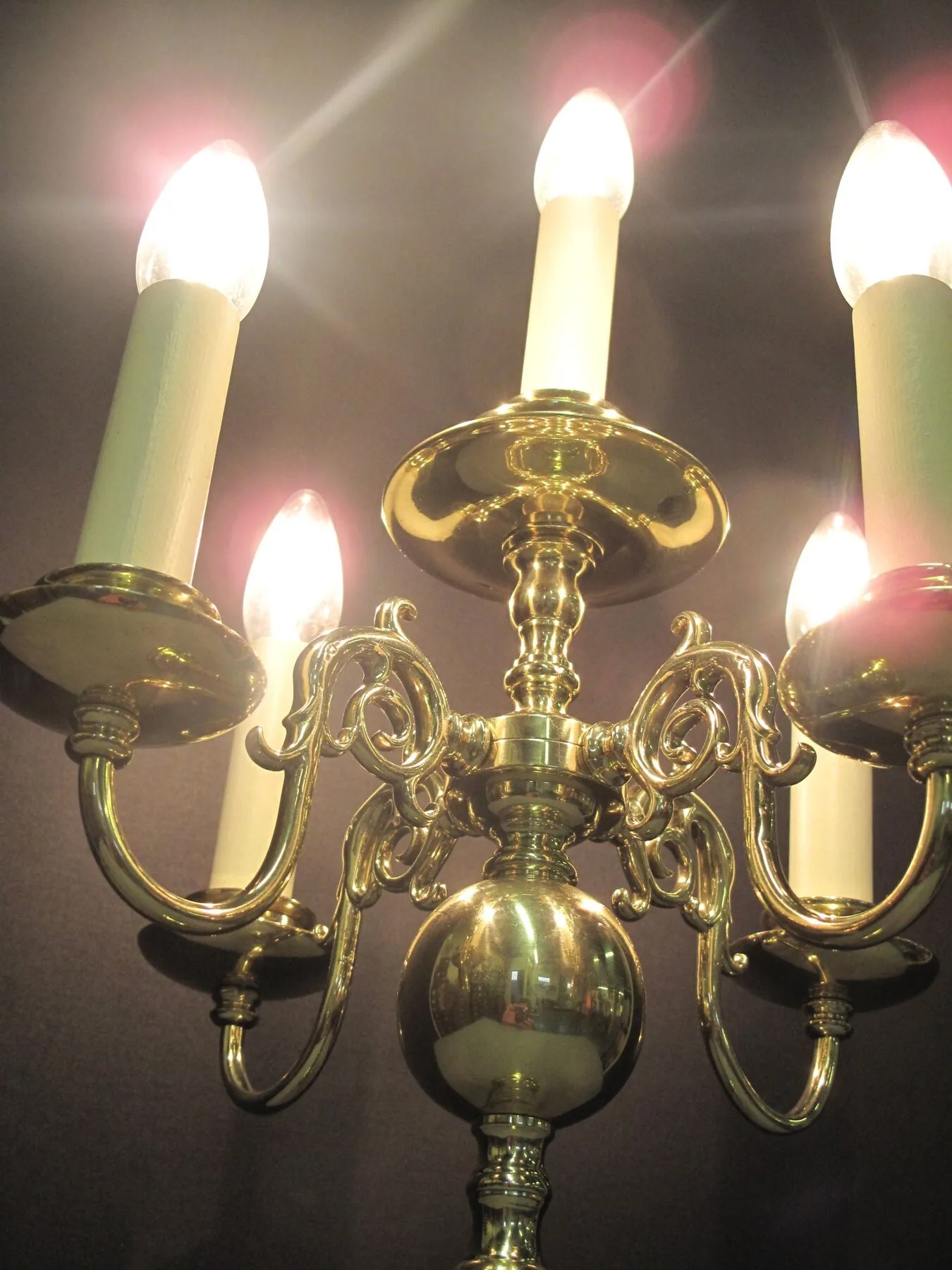 4-Arm Dutch Candelabrum, c. 1930 – view 7