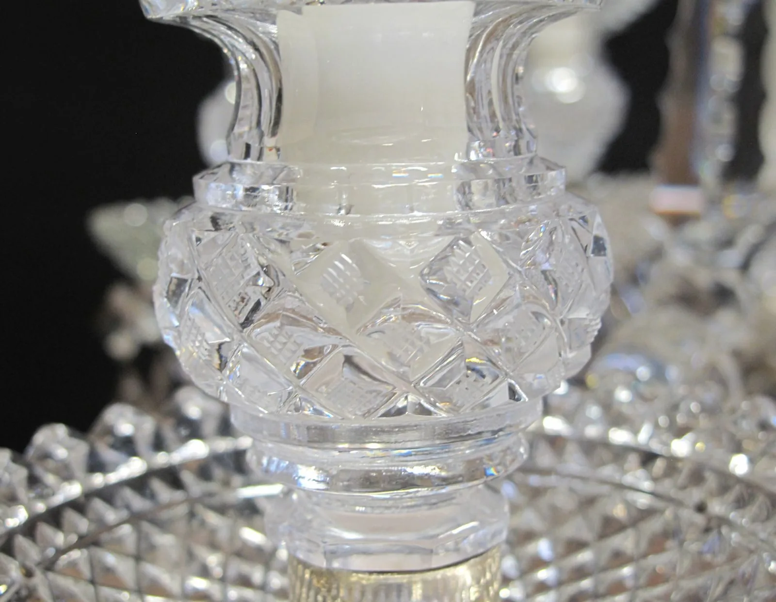 12-Arm Rule Drop Chandelier, c. 1820 – view 7