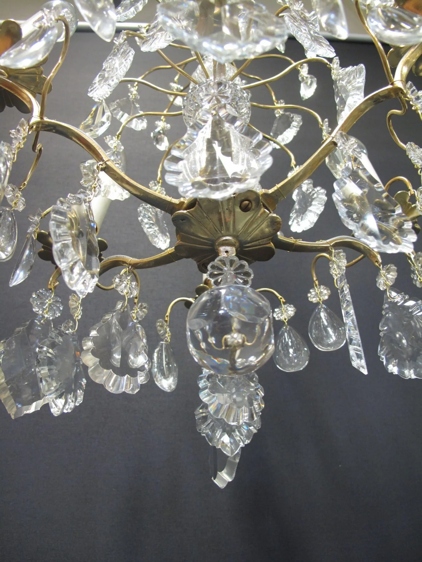 6-Arm French Chandelier, c. 1910 – view 7