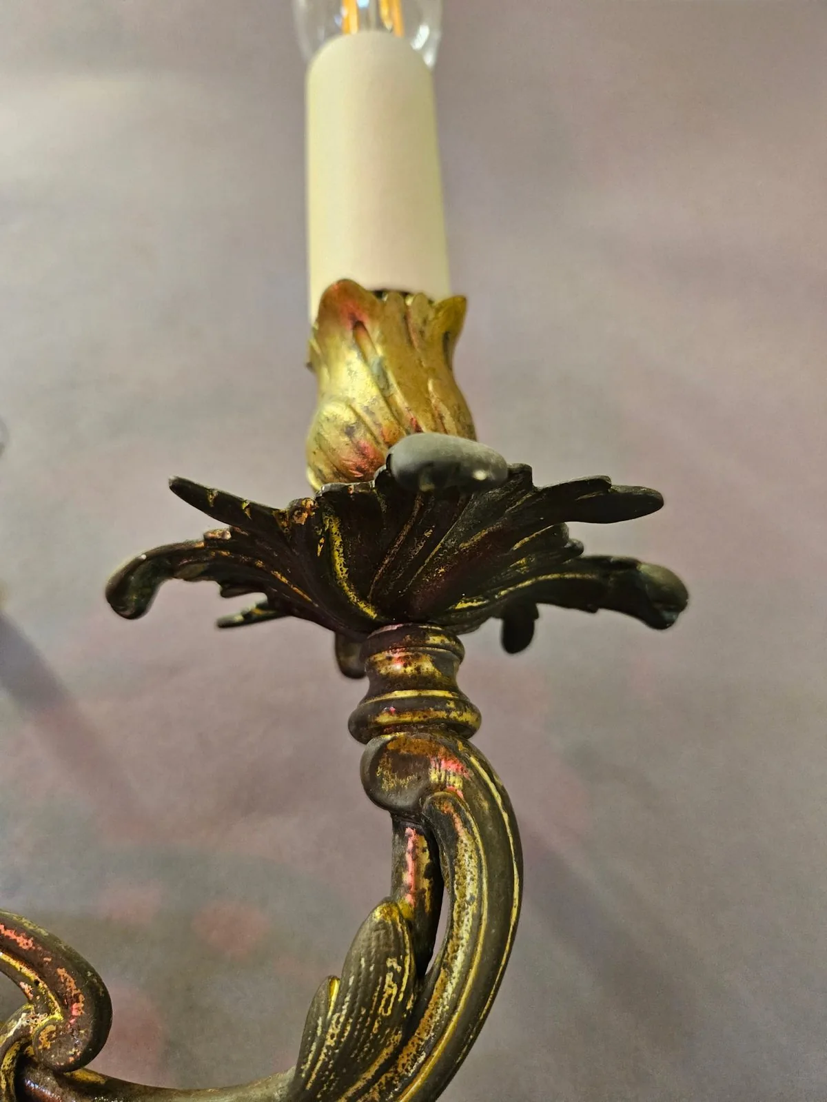 Pair Of 2-Arm Rococo Wall Lights, c. 1950 – view 7