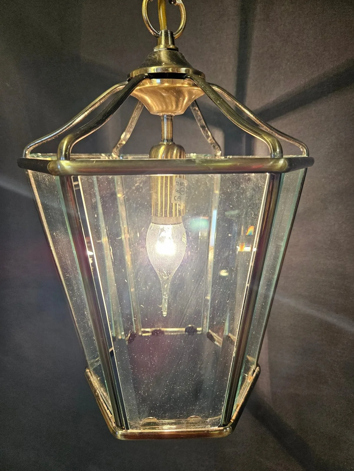 Pair Of Bevelled-Glass Lanterns, c. 1980 – view 7